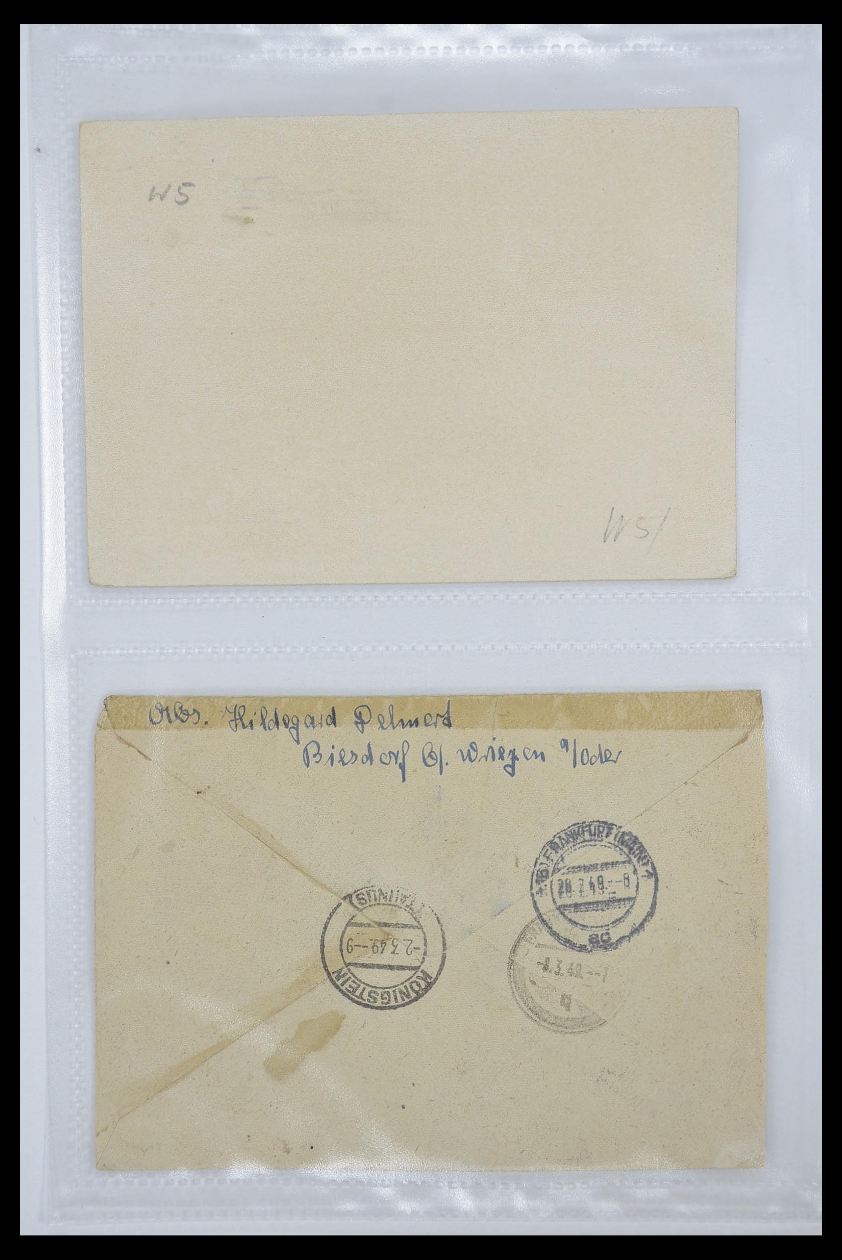 33290 008 - Postzegelverzameling 33290 Berlijn brieven 1948-1957.