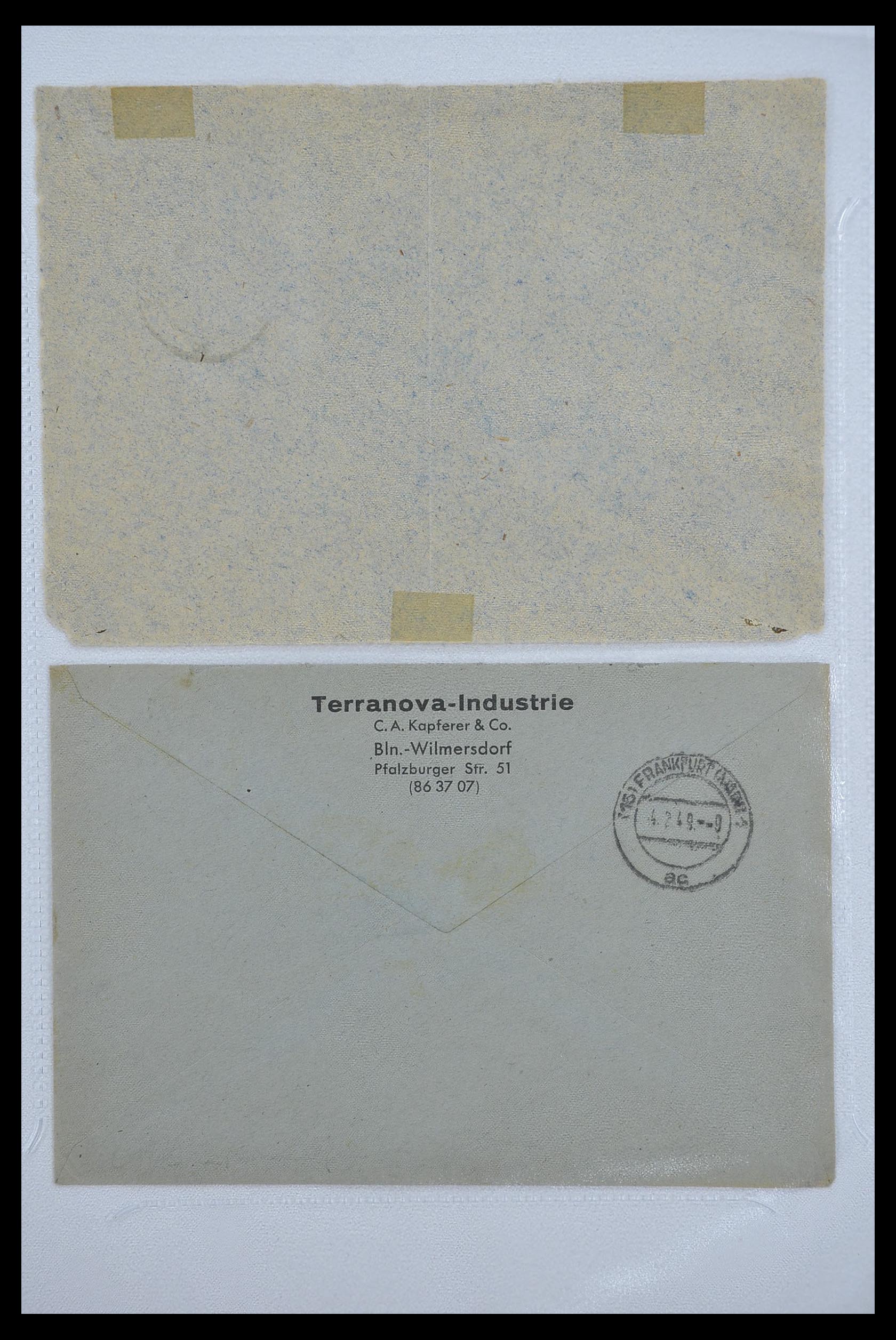 33290 032 - Postzegelverzameling 33290 Berlijn brieven 1948-1957.