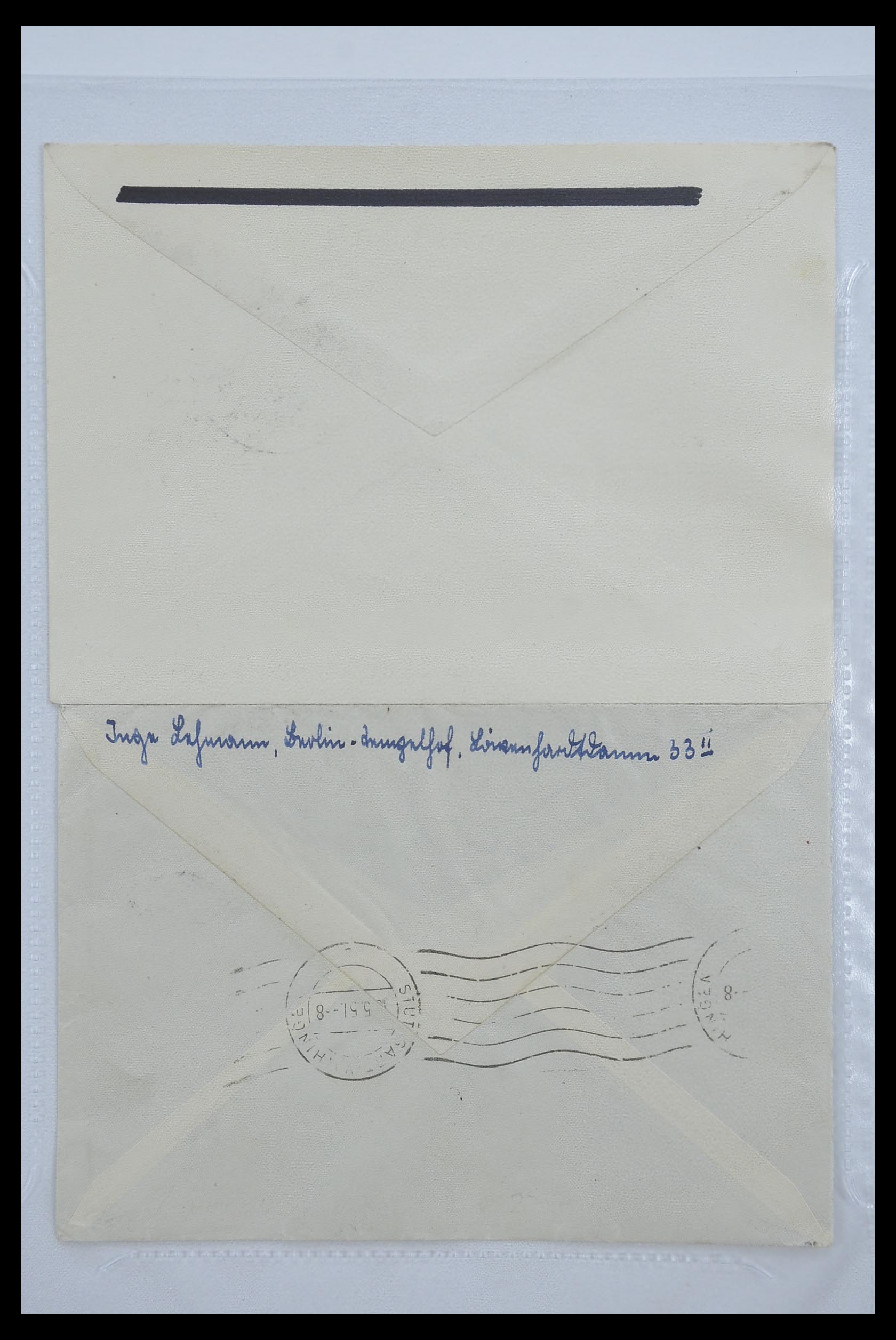 33290 042 - Postzegelverzameling 33290 Berlijn brieven 1948-1957.