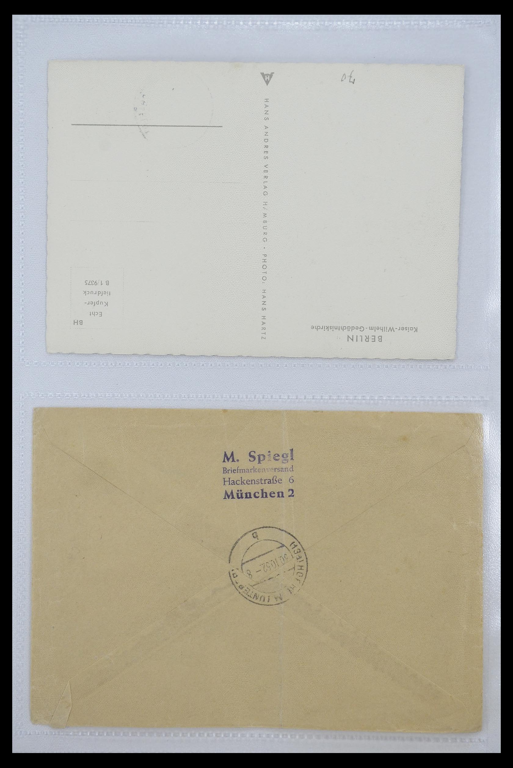 33290 072 - Stamp collection 33290 Berlin covers 1948-1957.