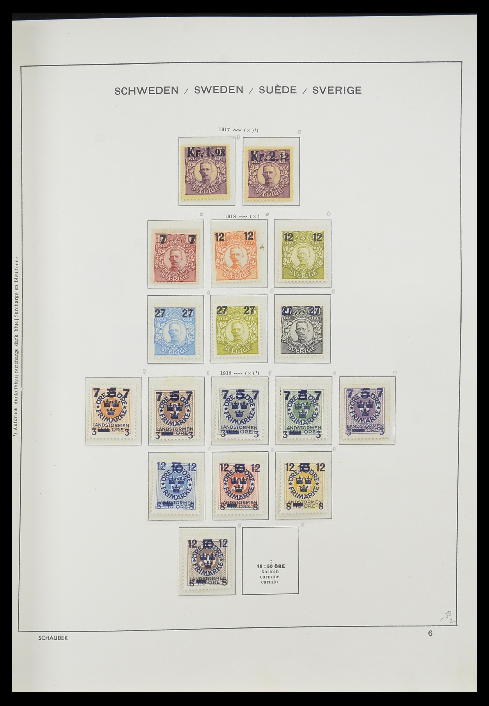 33293 011 - Postzegelverzameling 33293 Zweden 1855-1996.