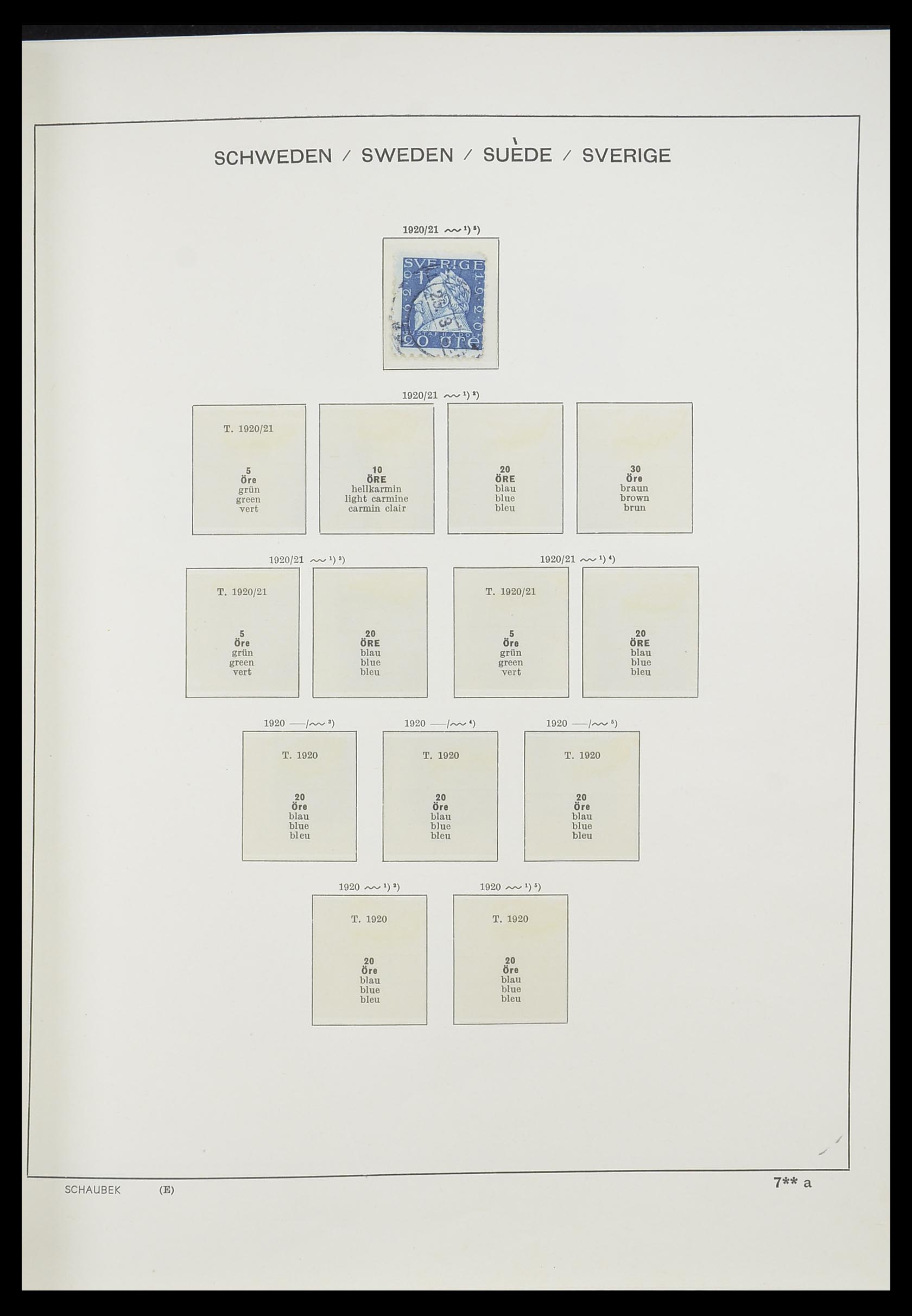 33293 013 - Postzegelverzameling 33293 Zweden 1855-1996.