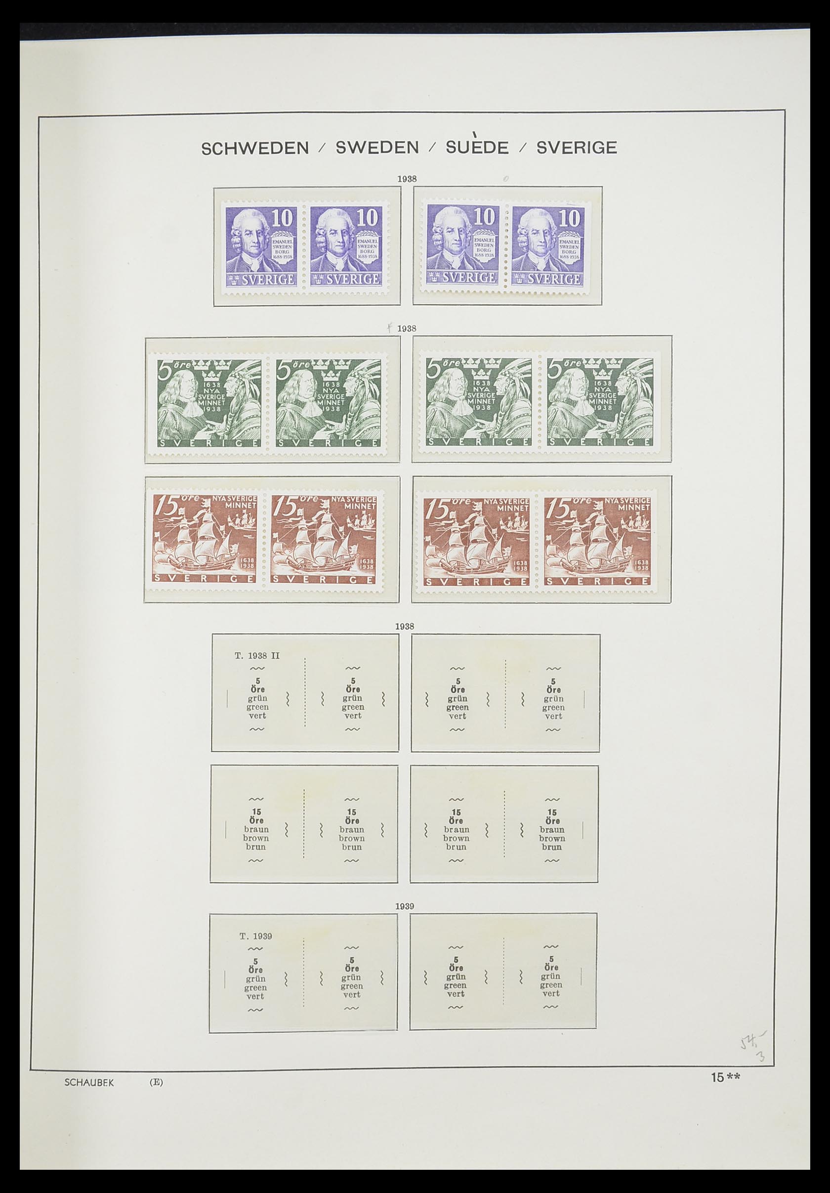 33293 024 - Postzegelverzameling 33293 Zweden 1855-1996.