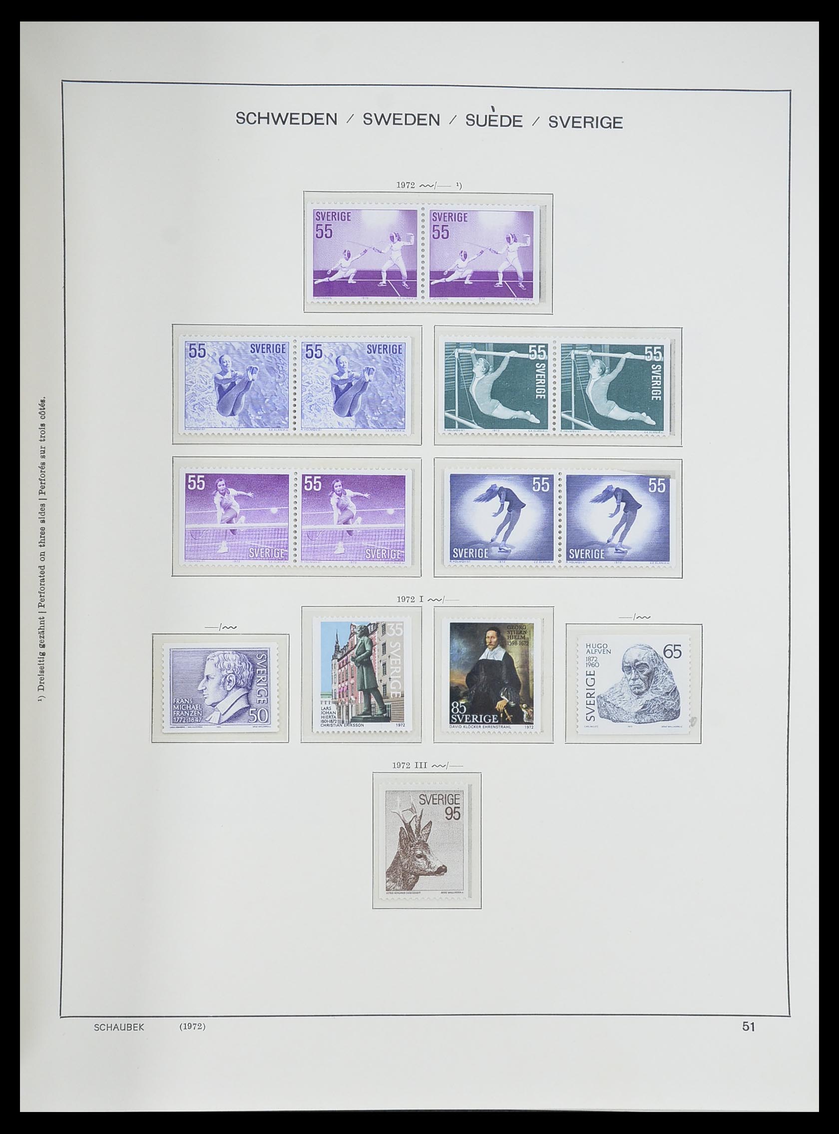 33293 096 - Postzegelverzameling 33293 Zweden 1855-1996.