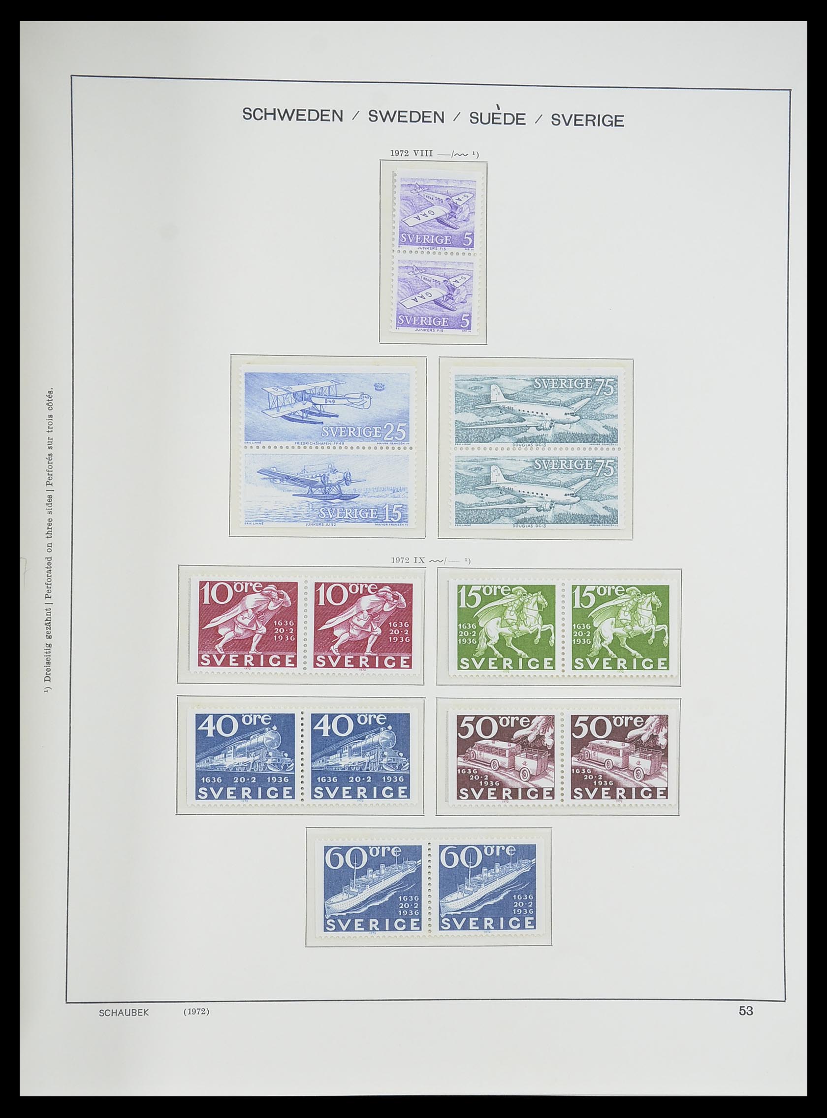 33293 098 - Postzegelverzameling 33293 Zweden 1855-1996.