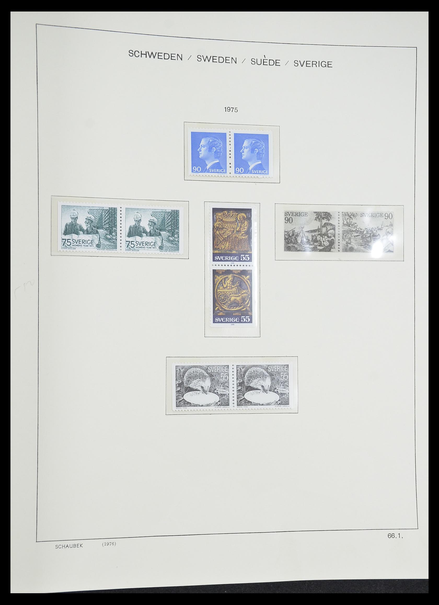 33293 119 - Postzegelverzameling 33293 Zweden 1855-1996.