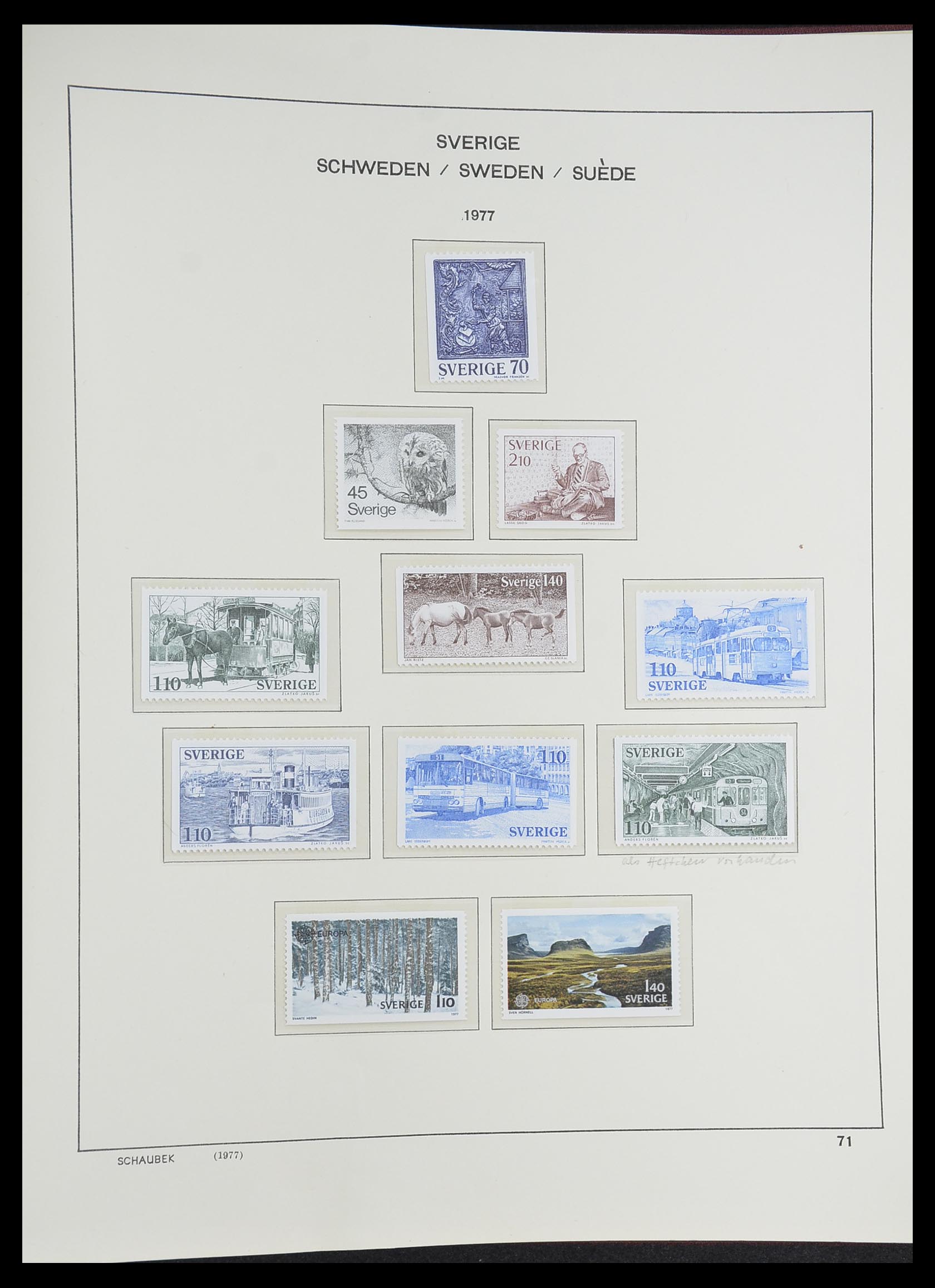 33293 125 - Stamp collection 33293 Sweden 1855-1996.
