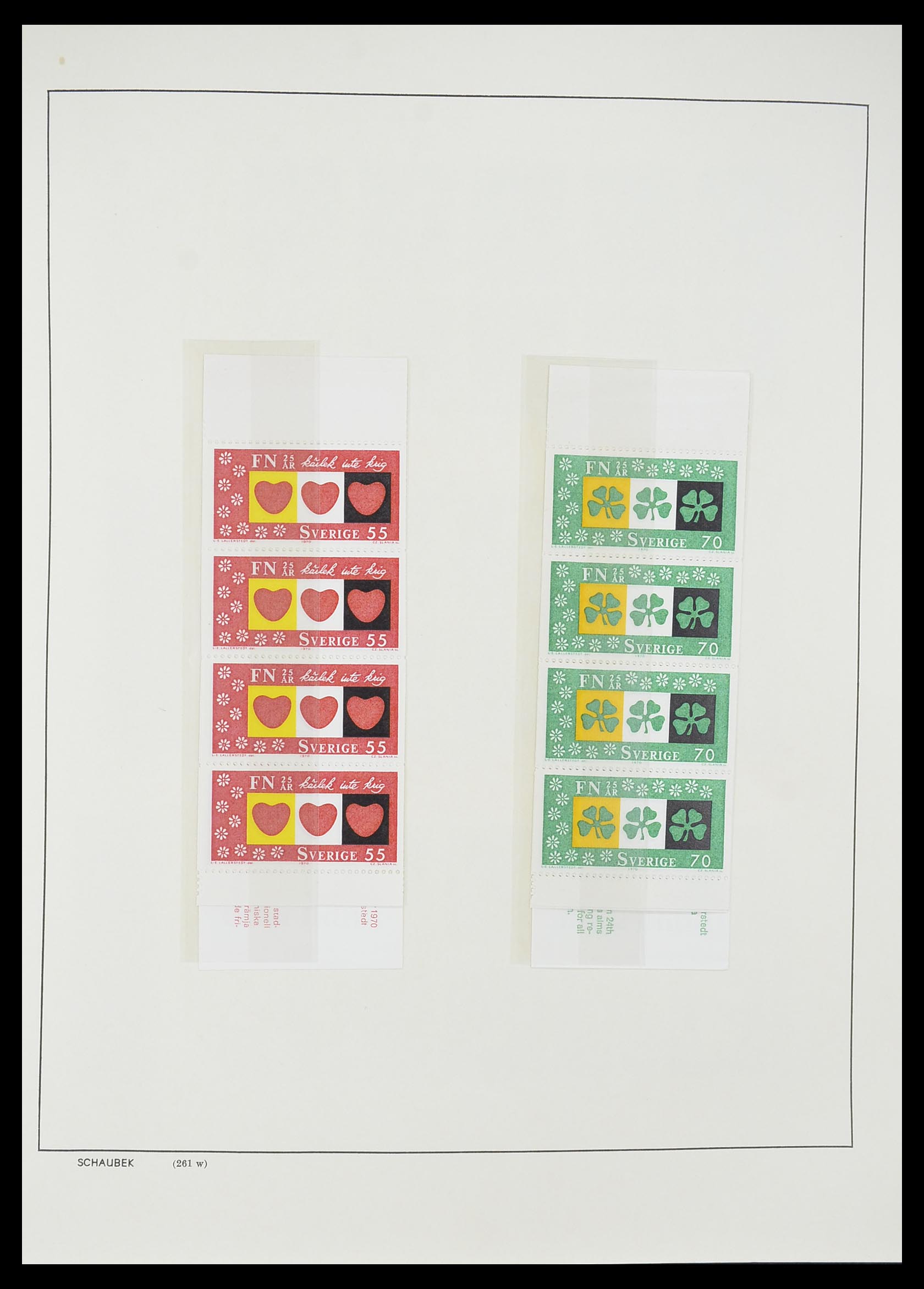 33293 264 - Postzegelverzameling 33293 Zweden 1855-1996.