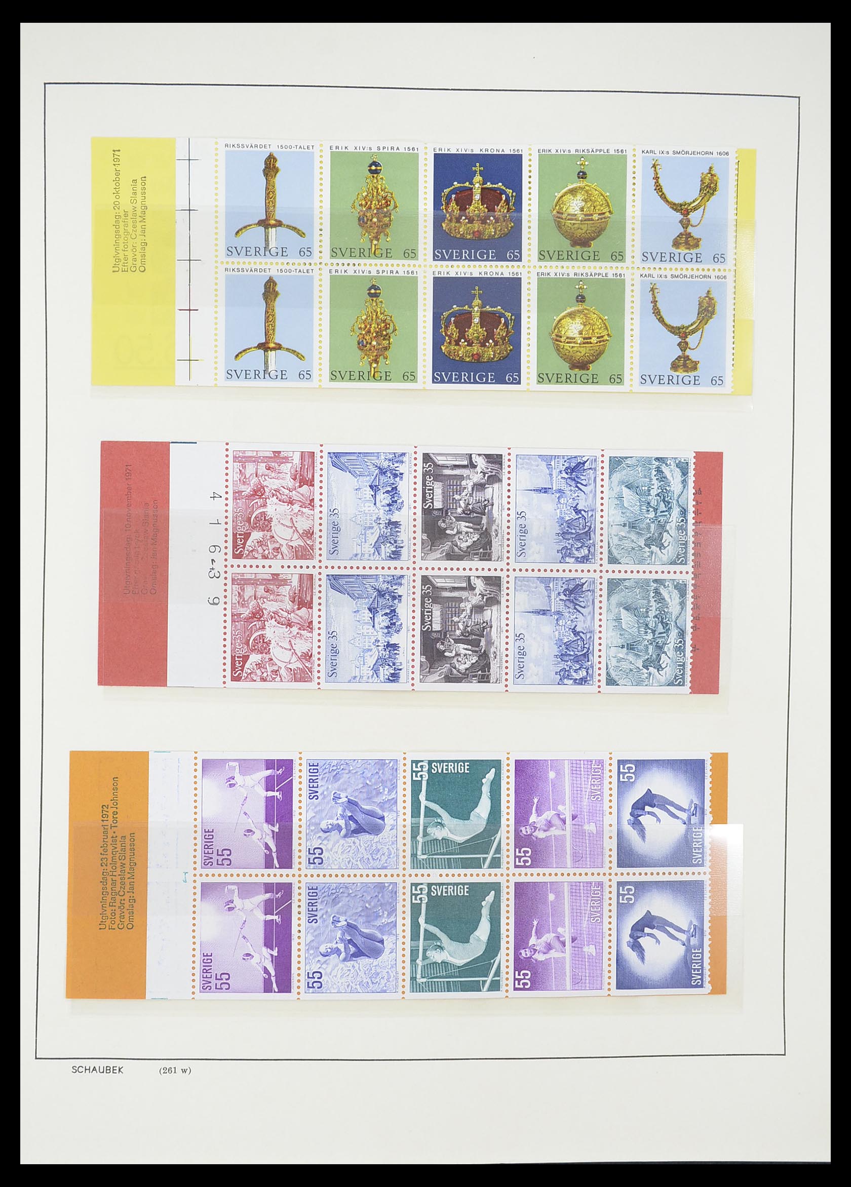 33293 265 - Postzegelverzameling 33293 Zweden 1855-1996.