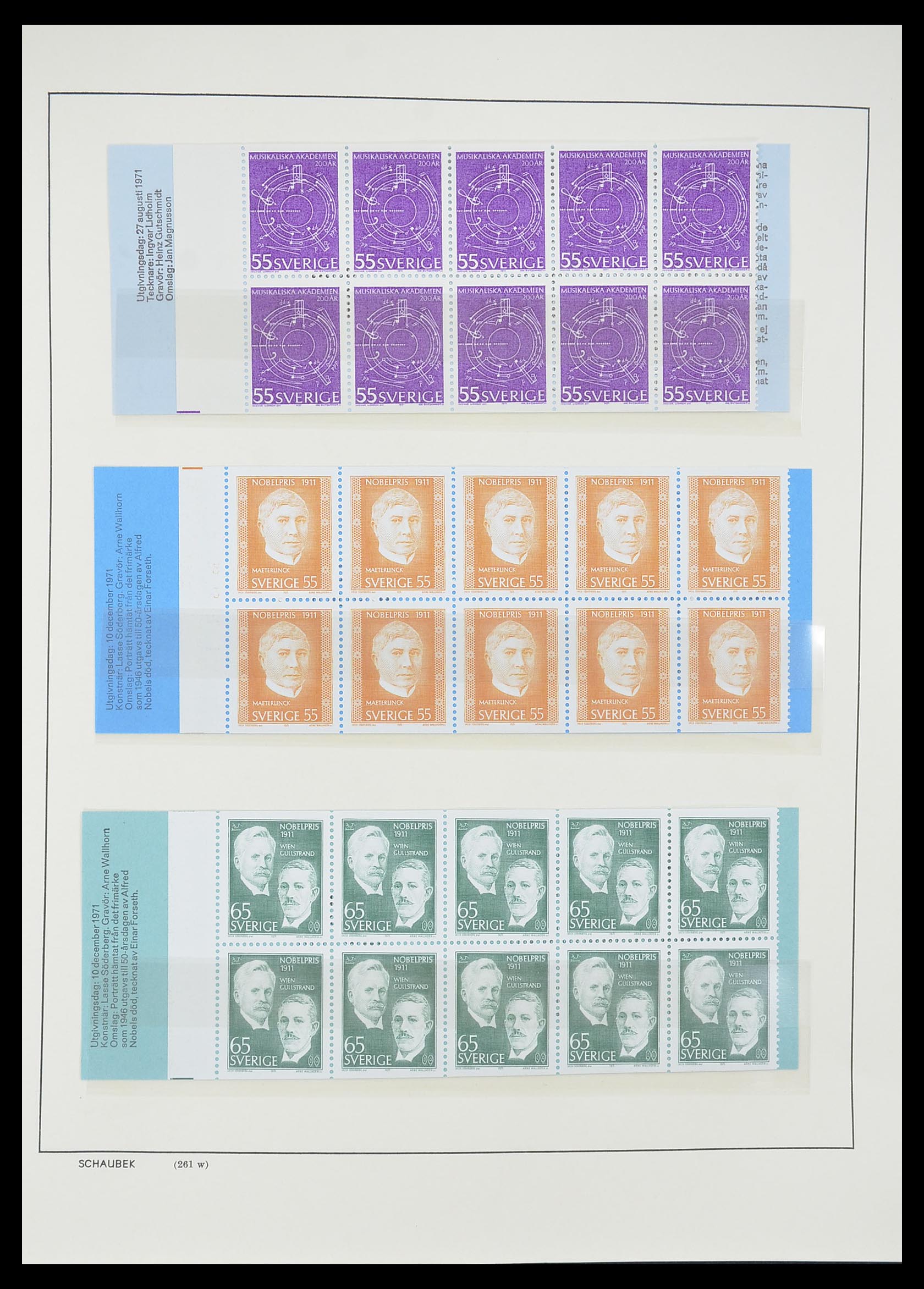 33293 266 - Postzegelverzameling 33293 Zweden 1855-1996.