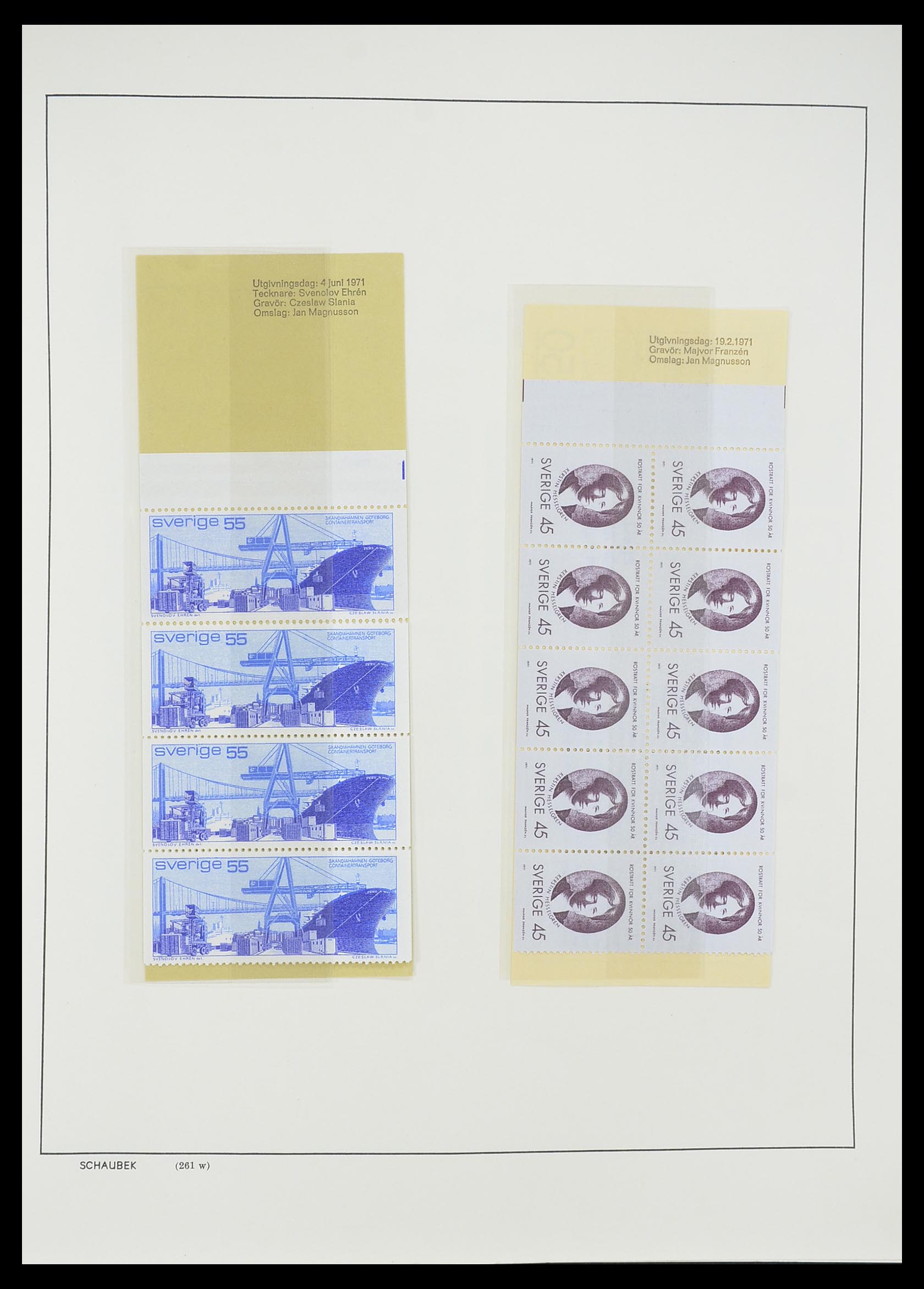 33293 267 - Postzegelverzameling 33293 Zweden 1855-1996.