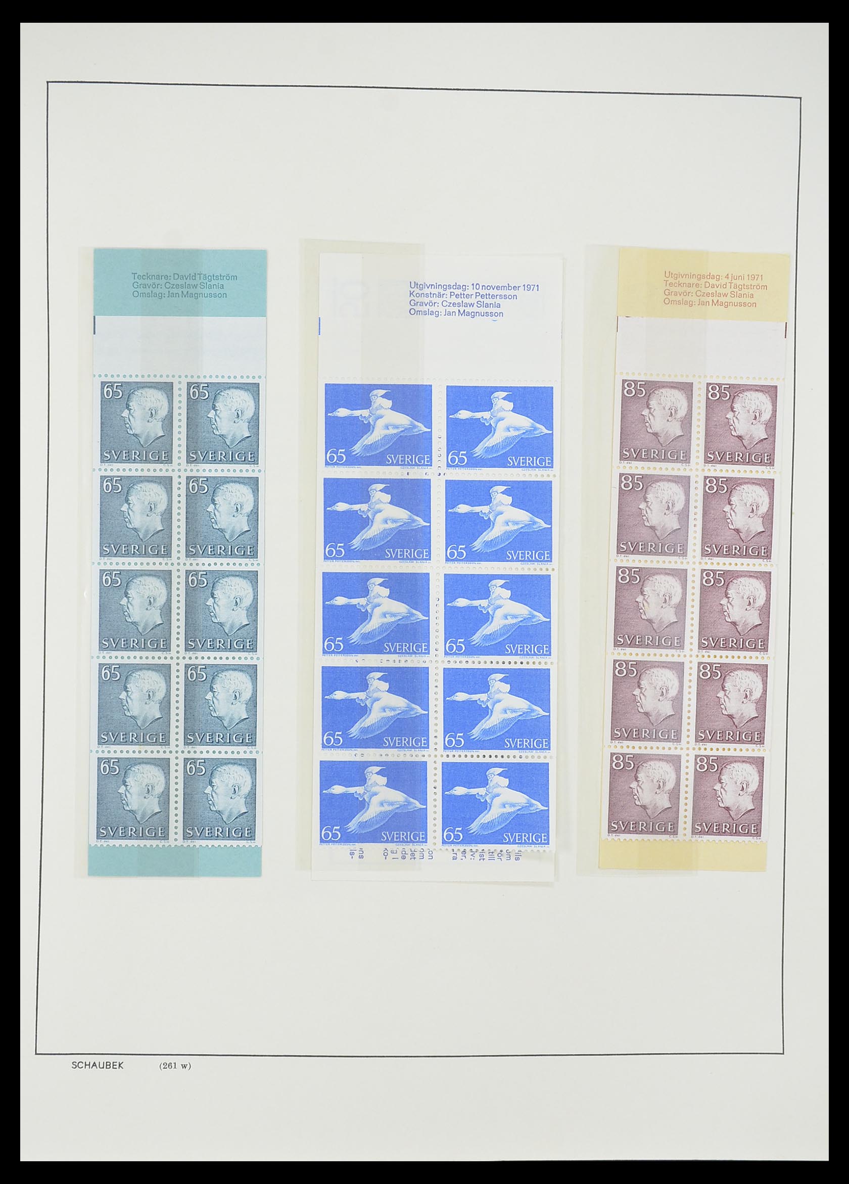 33293 268 - Postzegelverzameling 33293 Zweden 1855-1996.