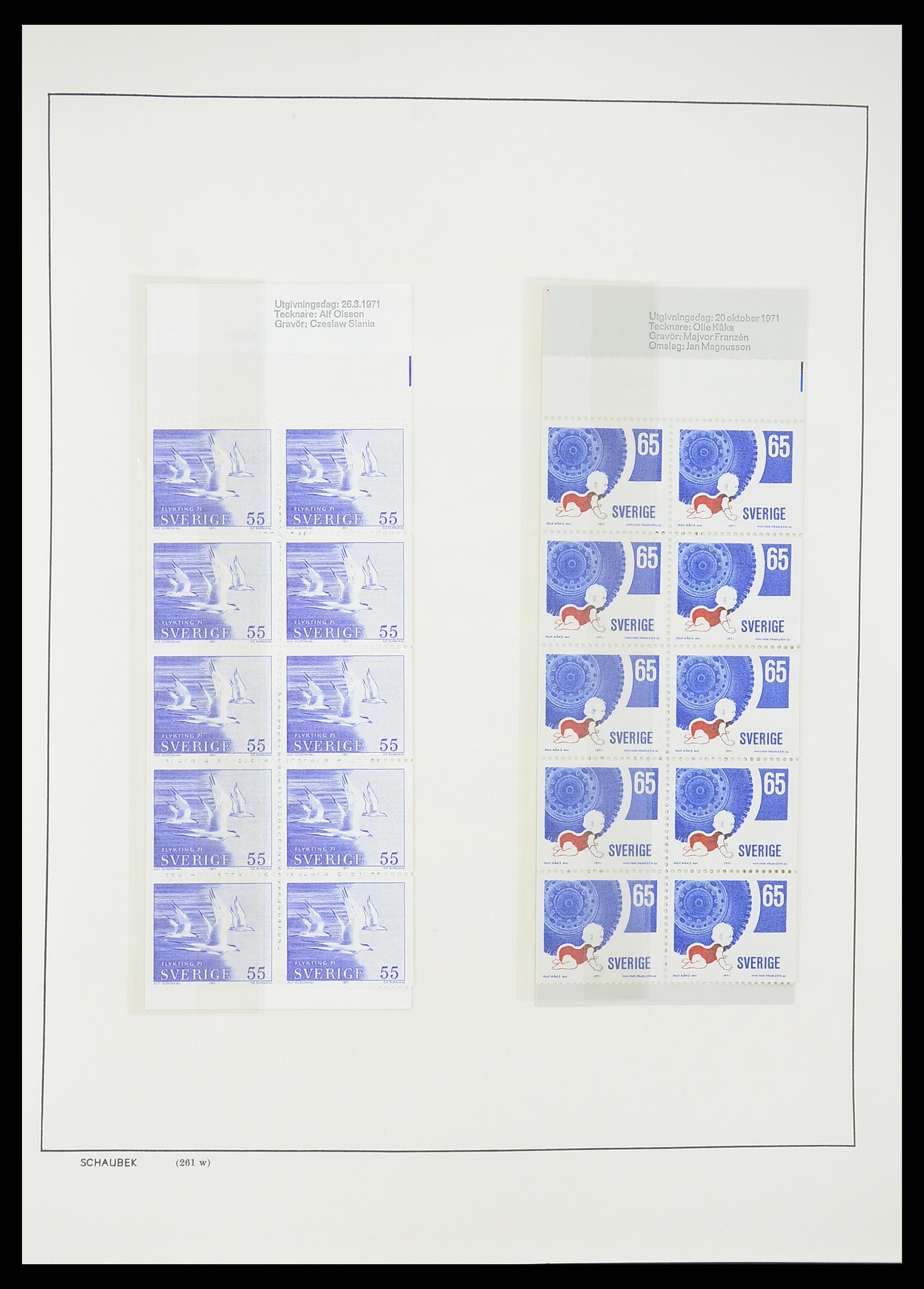 33293 269 - Postzegelverzameling 33293 Zweden 1855-1996.