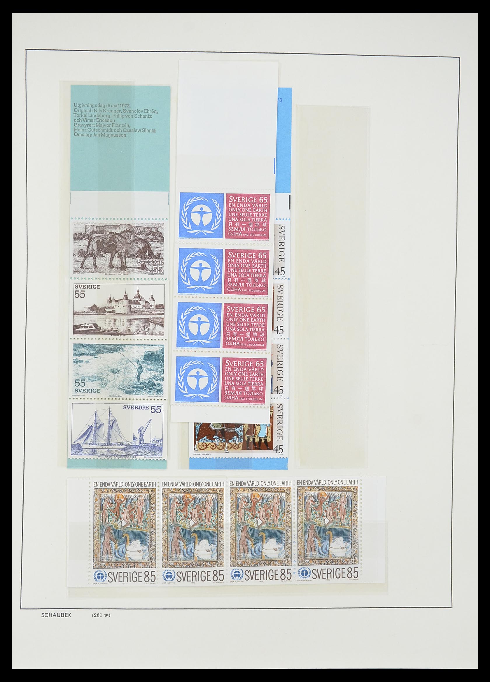 33293 271 - Postzegelverzameling 33293 Zweden 1855-1996.