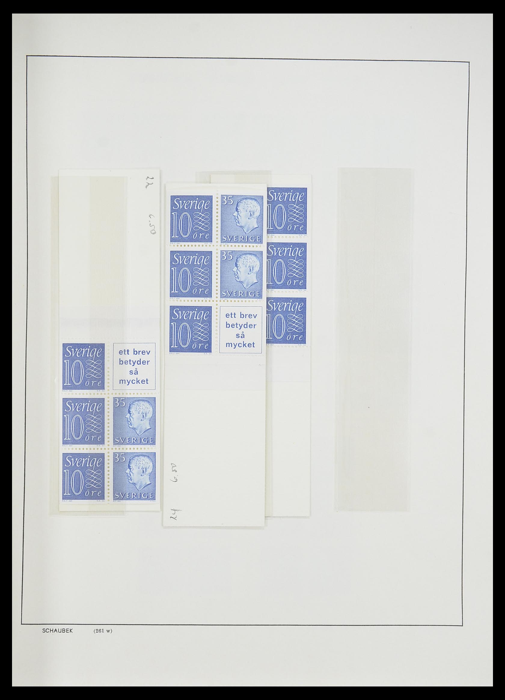 33293 281 - Postzegelverzameling 33293 Zweden 1855-1996.
