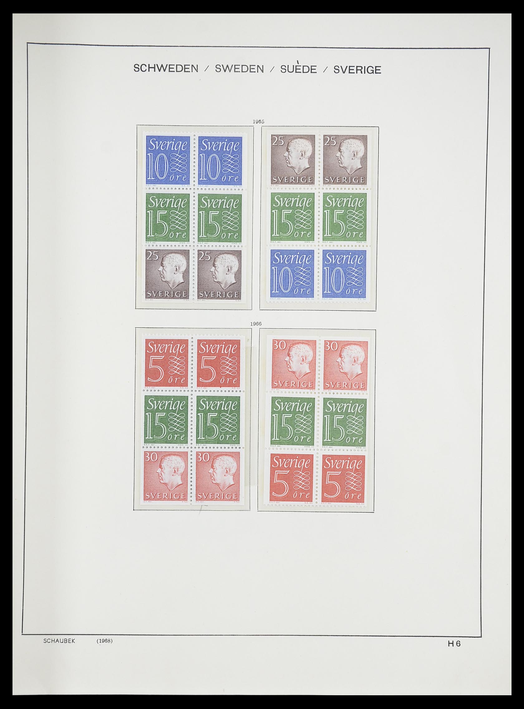33293 285 - Postzegelverzameling 33293 Zweden 1855-1996.
