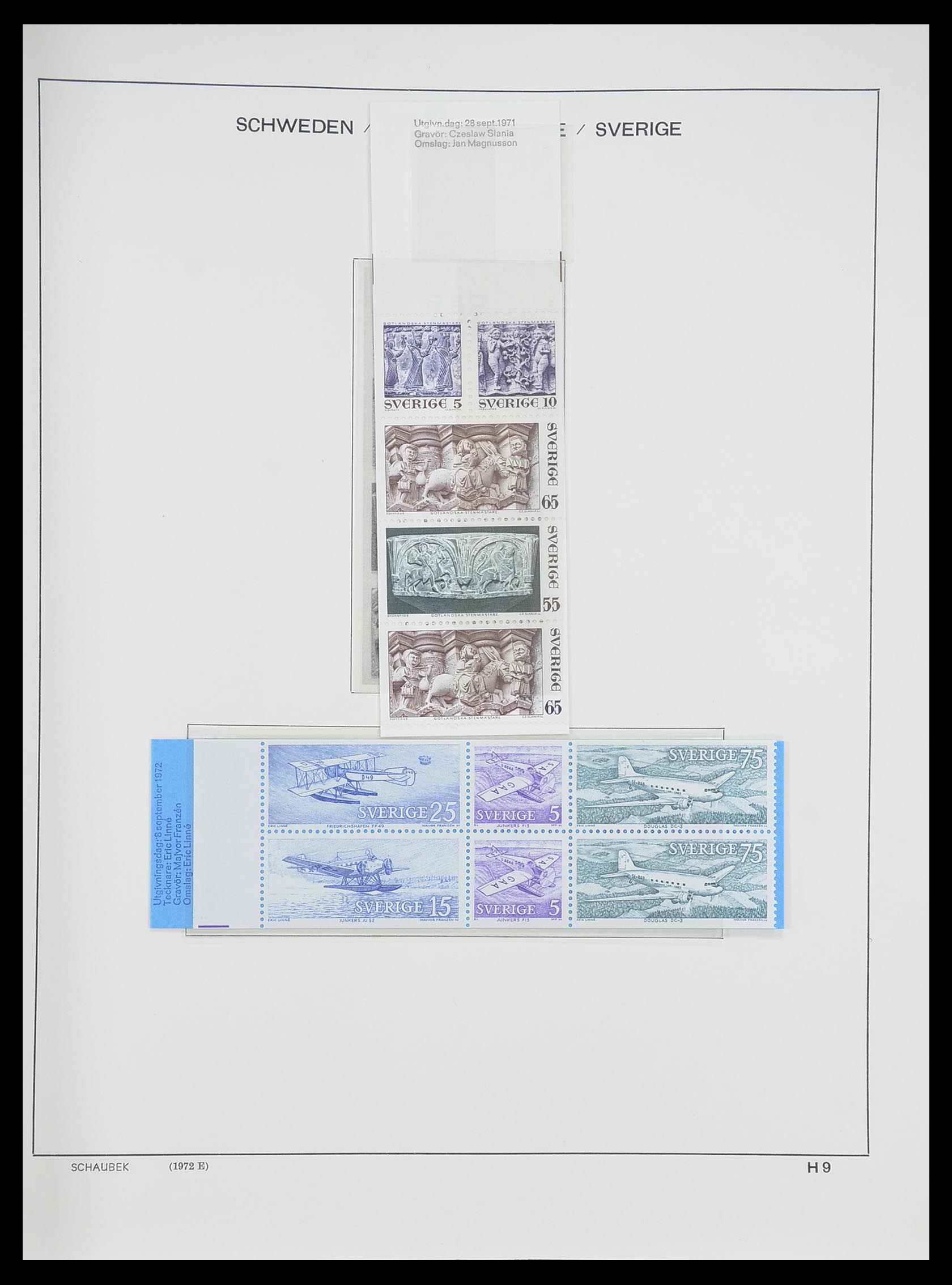 33293 288 - Postzegelverzameling 33293 Zweden 1855-1996.
