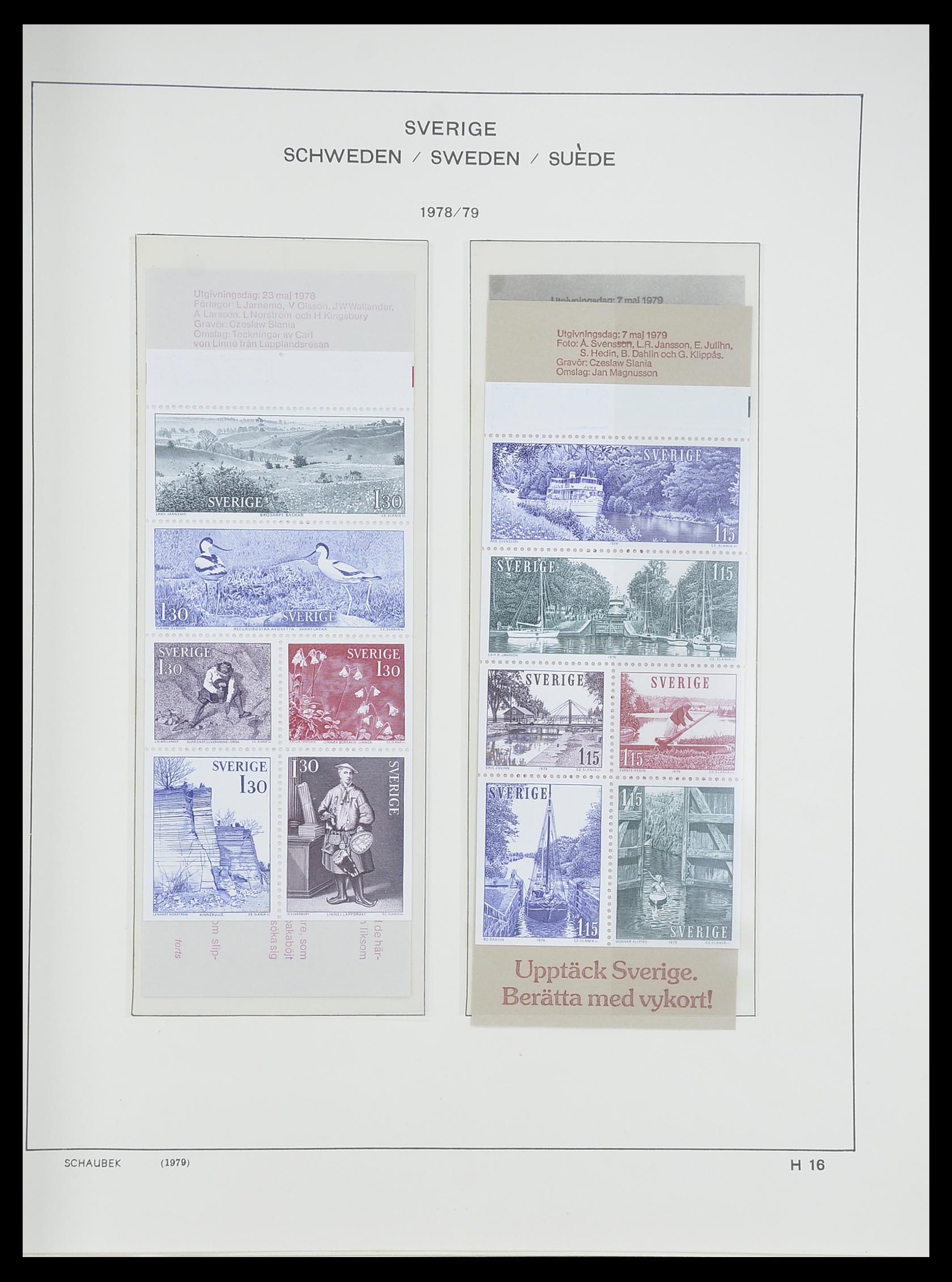 33293 295 - Postzegelverzameling 33293 Zweden 1855-1996.