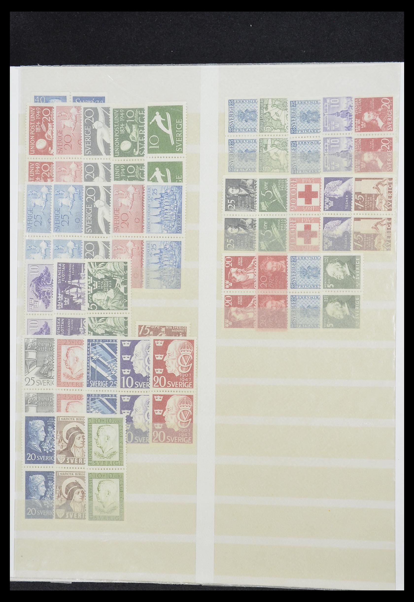 33293 335 - Postzegelverzameling 33293 Zweden 1855-1996.