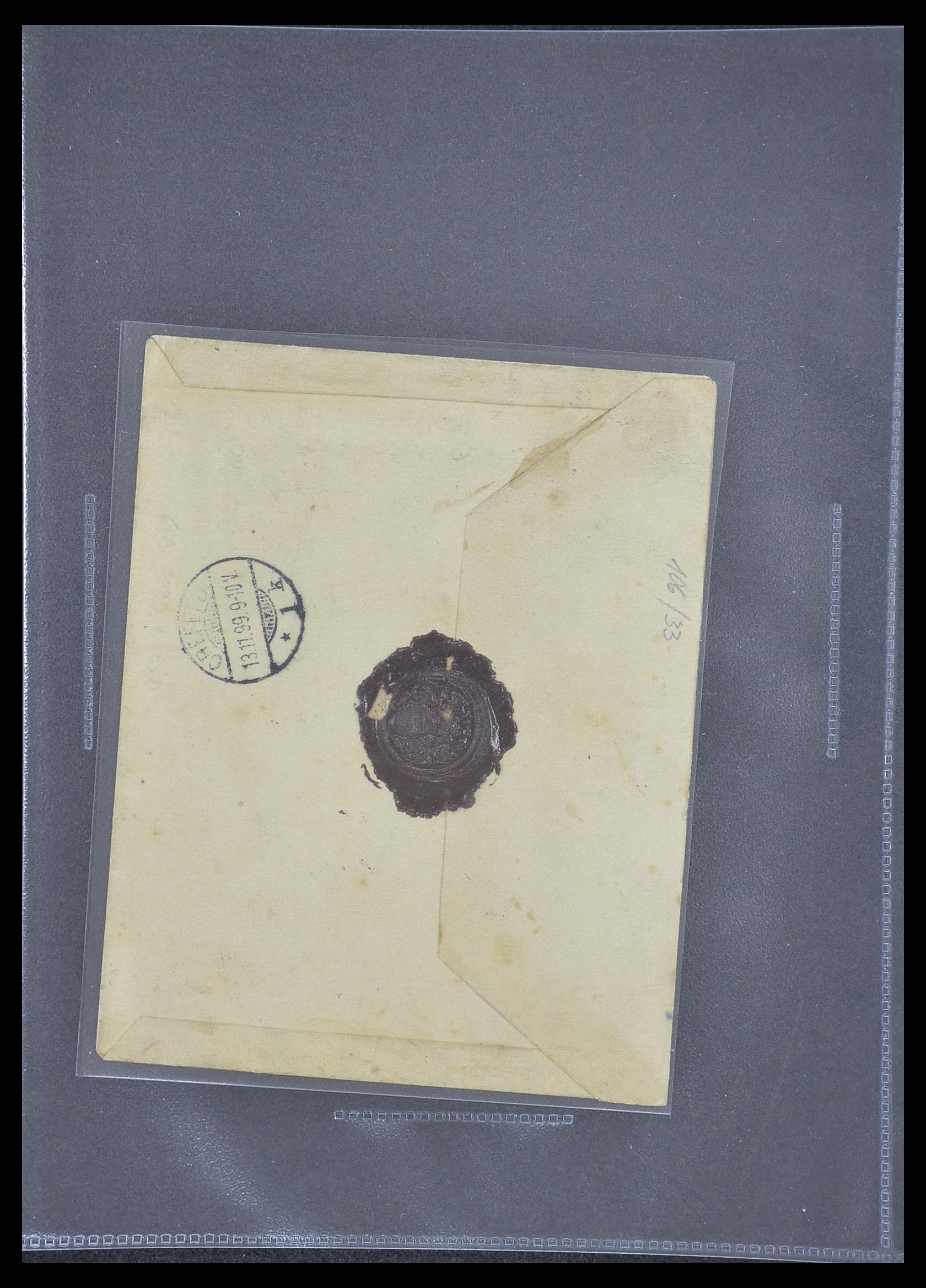 33302 002 - Postzegelverzameling 33302 Zwitserland brieven en kaarten 1899-1948.