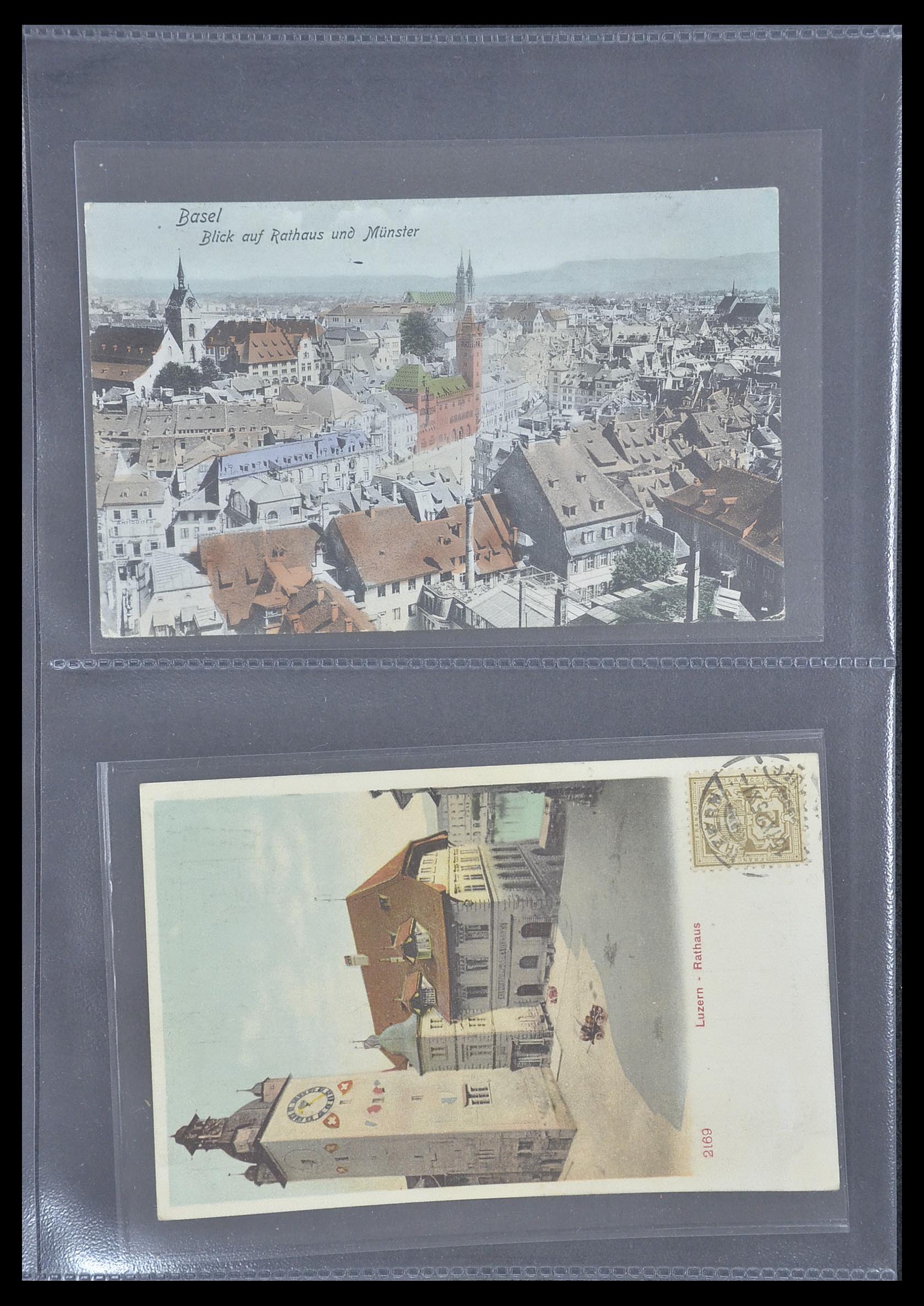 33302 007 - Postzegelverzameling 33302 Zwitserland brieven en kaarten 1899-1948.