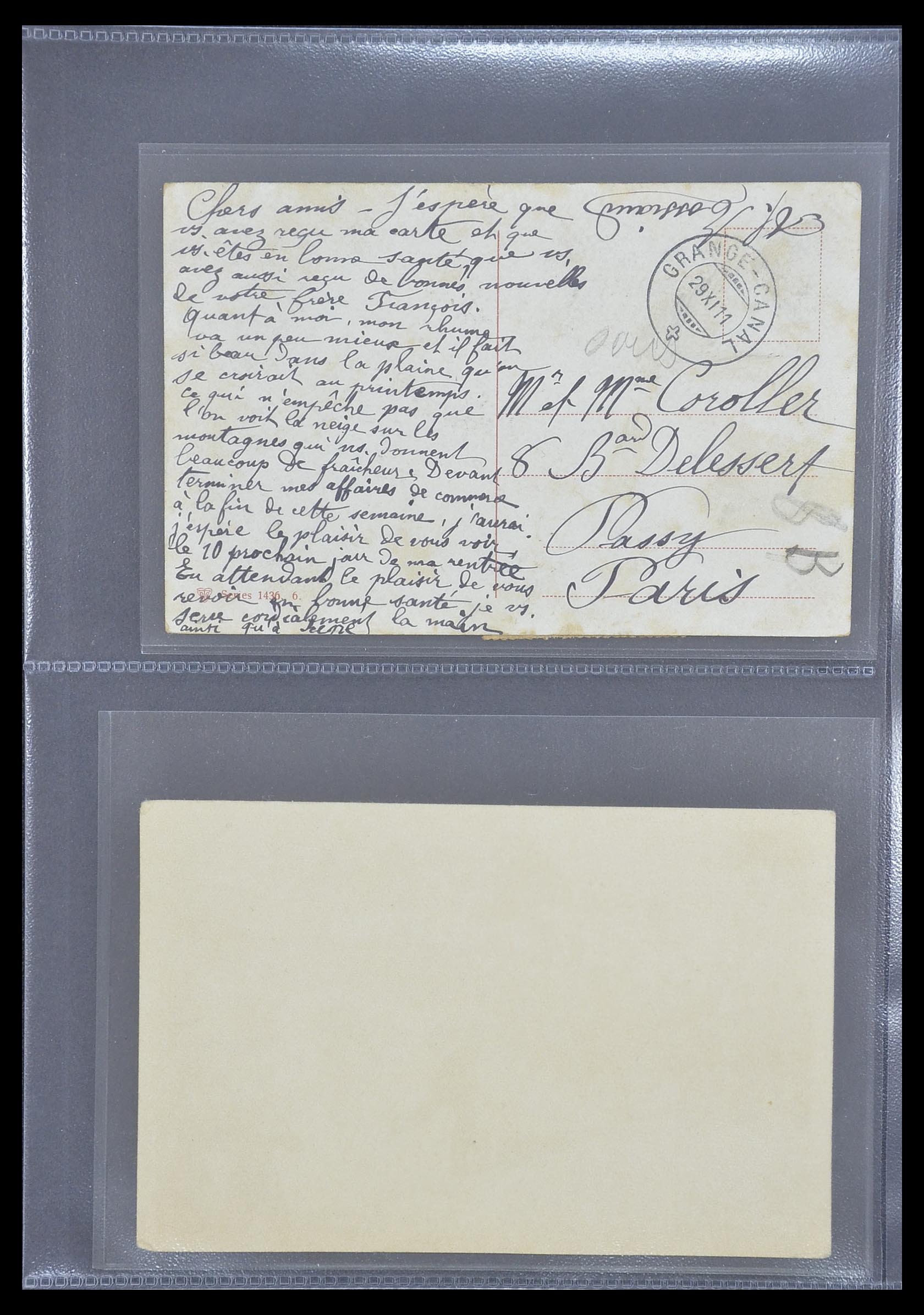 33302 020 - Postzegelverzameling 33302 Zwitserland brieven en kaarten 1899-1948.