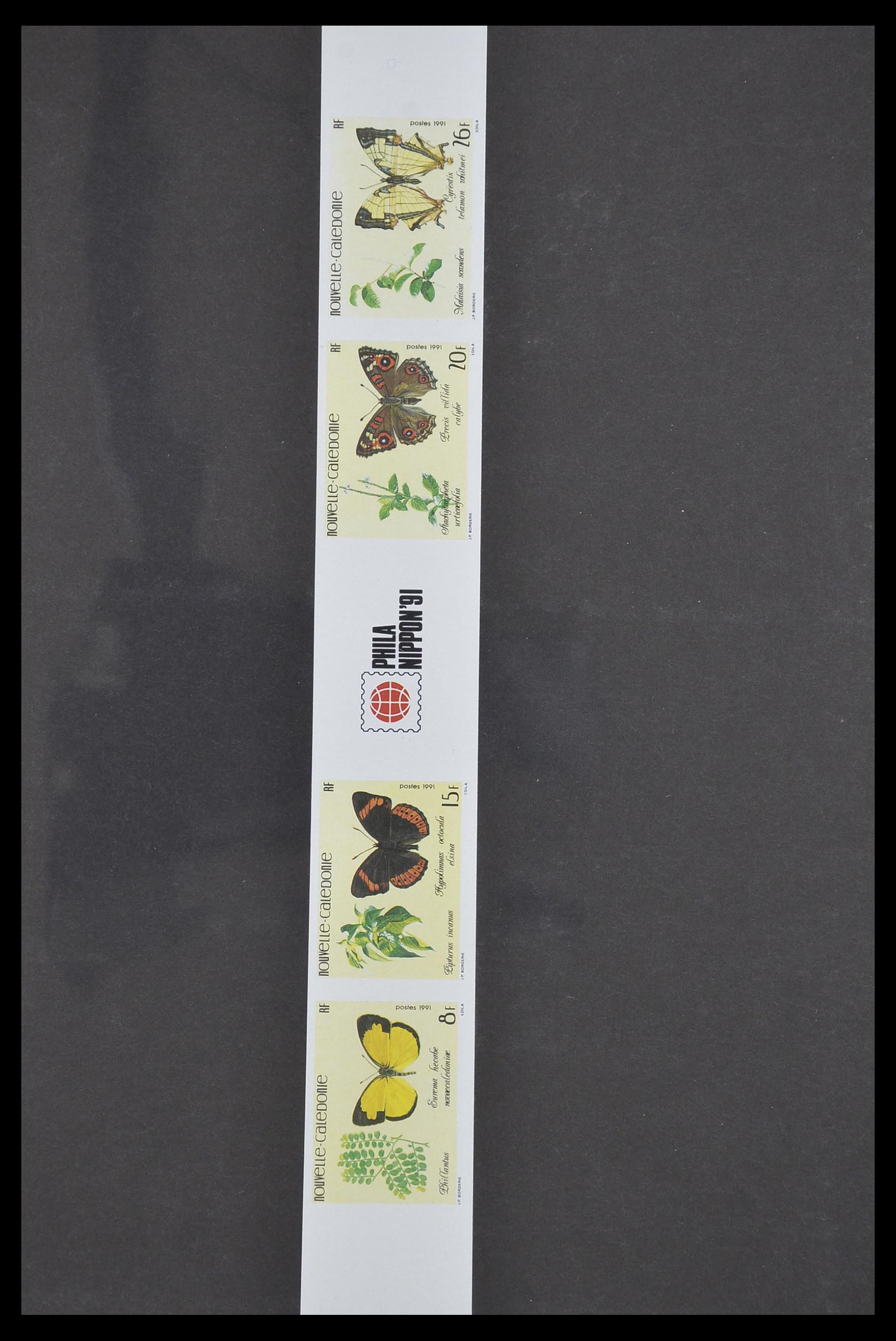33304 012 - Postzegelverzameling 33304 Nieuw Caledonië ONGETAND 1990-1997.
