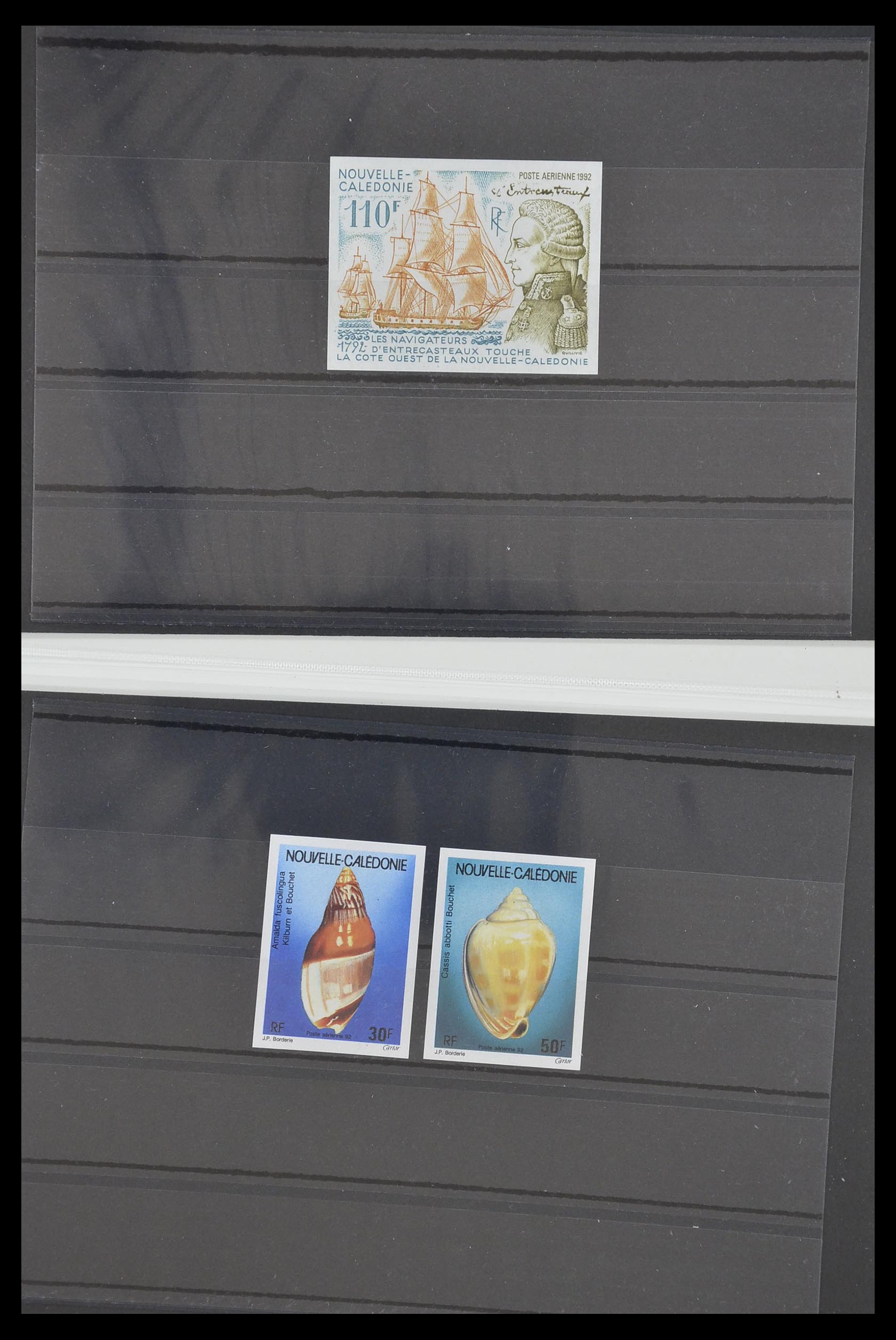 33304 019 - Postzegelverzameling 33304 Nieuw Caledonië ONGETAND 1990-1997.