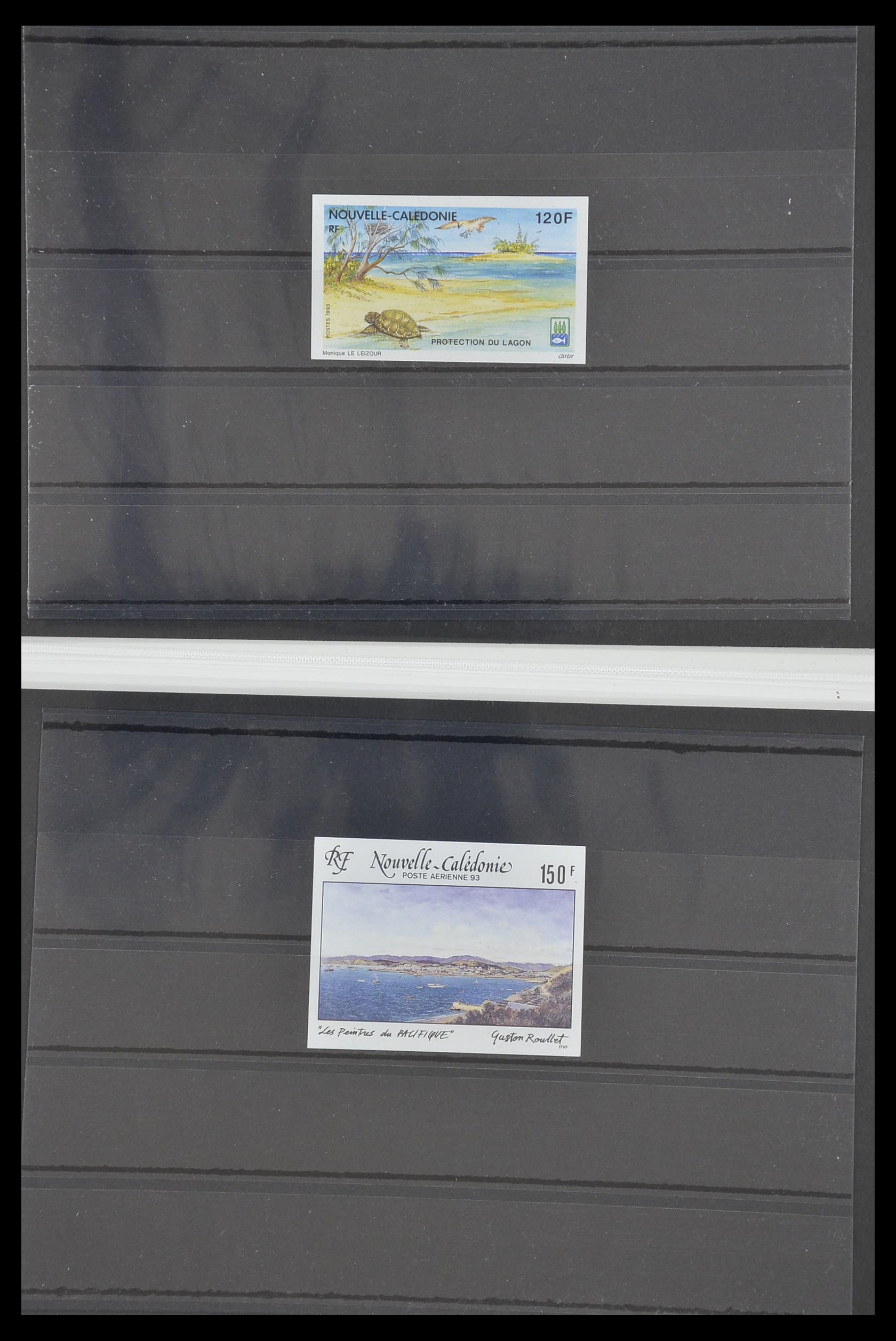 33304 021 - Postzegelverzameling 33304 Nieuw Caledonië ONGETAND 1990-1997.