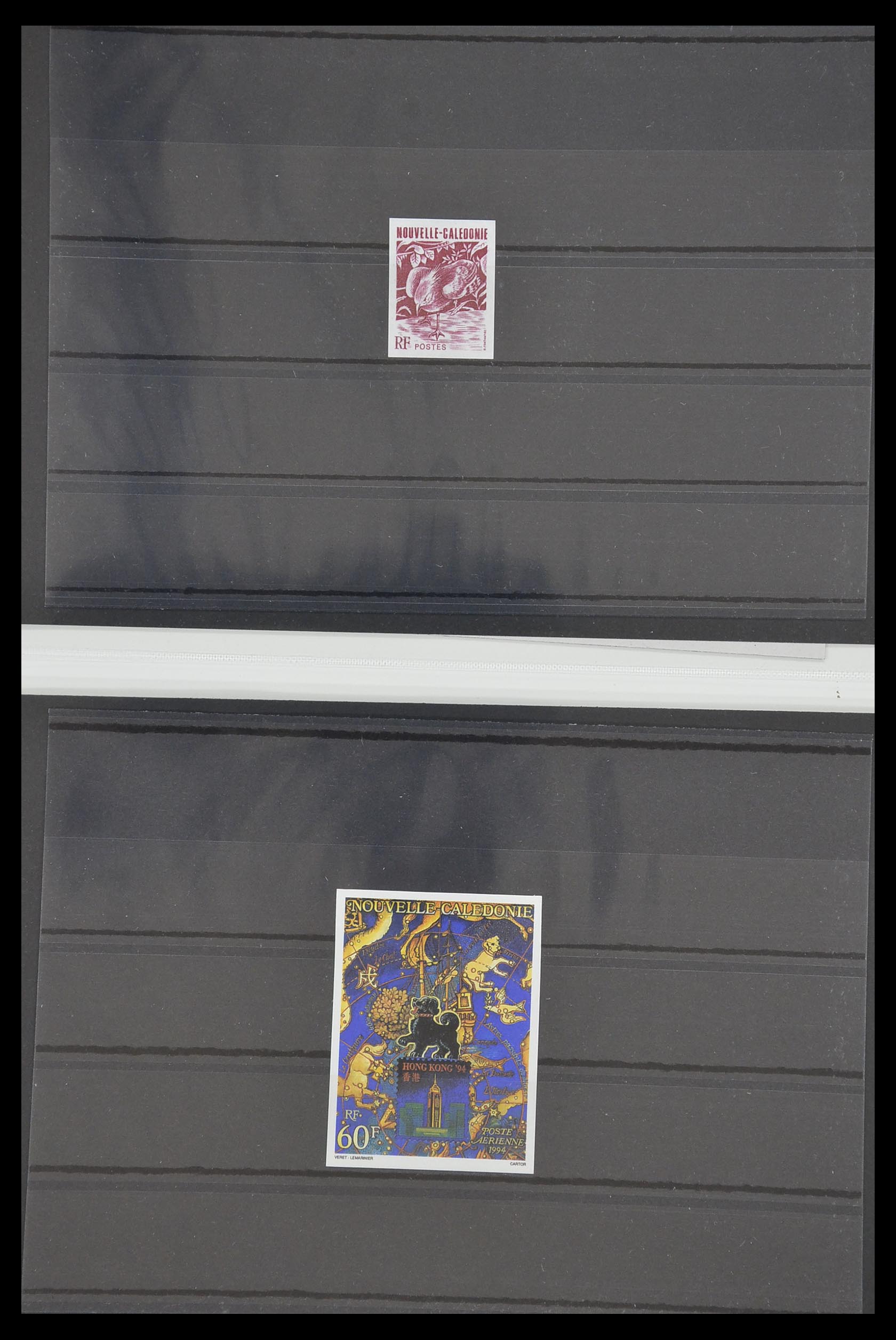 33304 029 - Postzegelverzameling 33304 Nieuw Caledonië ONGETAND 1990-1997.
