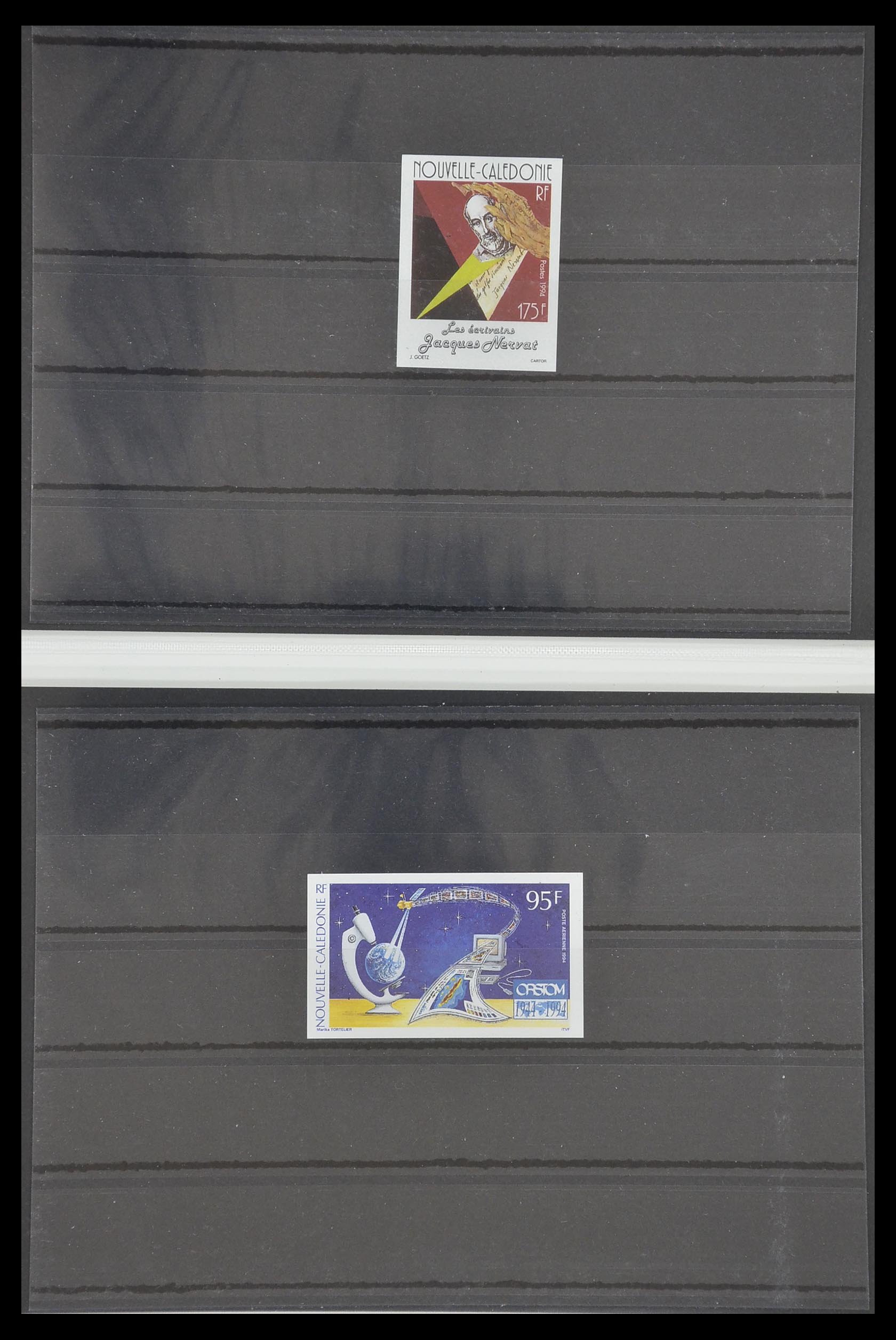 33304 037 - Postzegelverzameling 33304 Nieuw Caledonië ONGETAND 1990-1997.