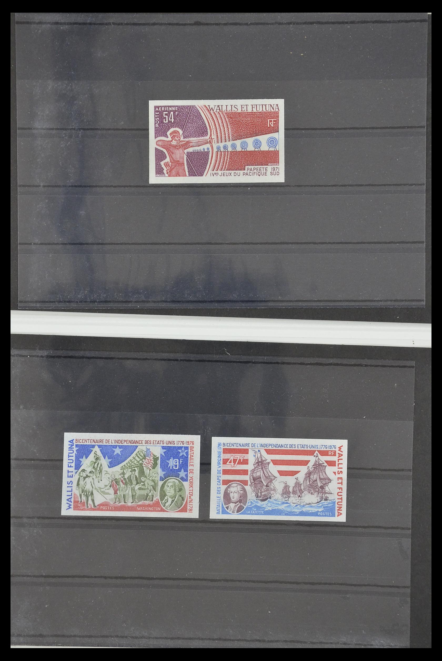 33304 063 - Postzegelverzameling 33304 Nieuw Caledonië ONGETAND 1990-1997.