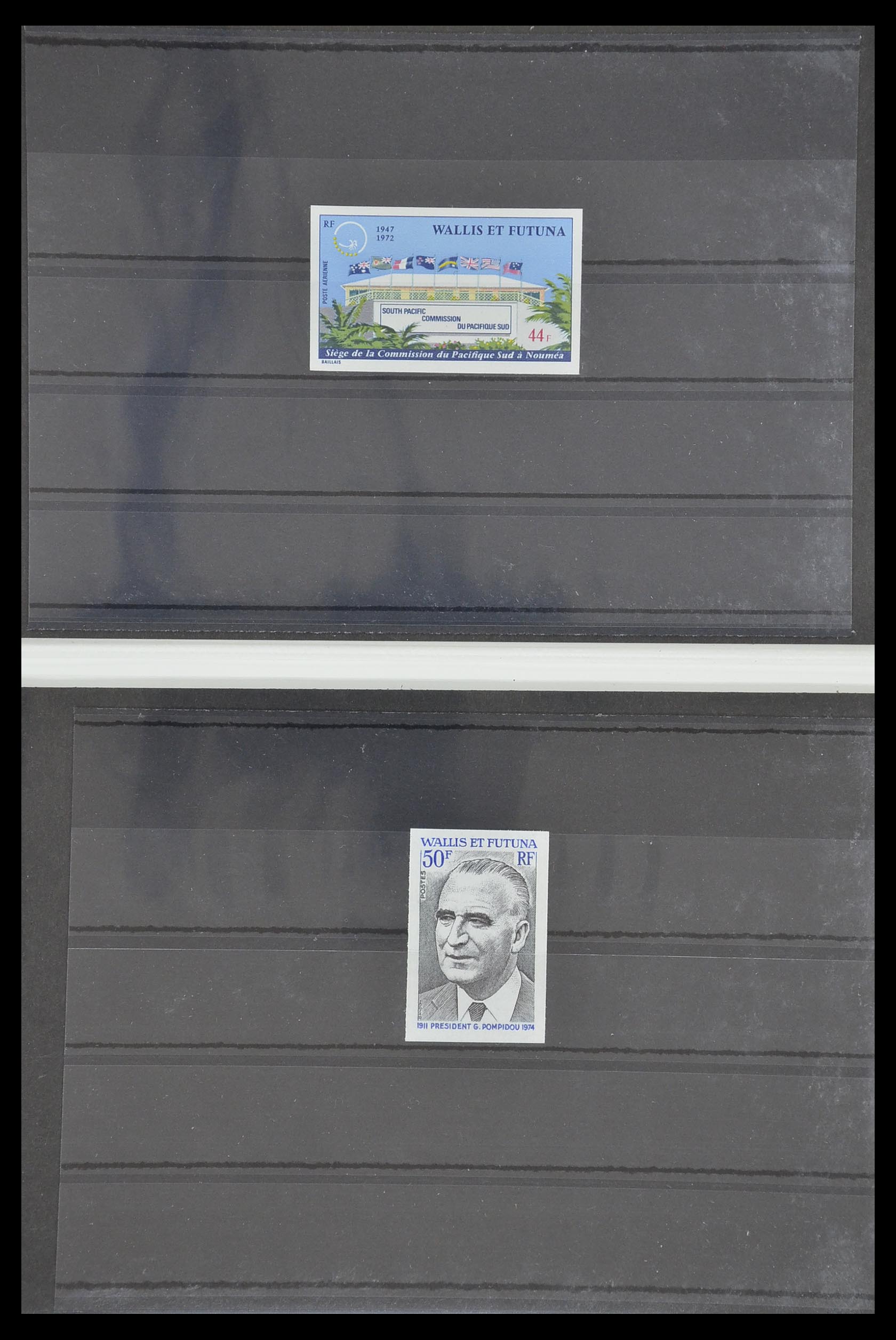 33304 064 - Postzegelverzameling 33304 Nieuw Caledonië ONGETAND 1990-1997.