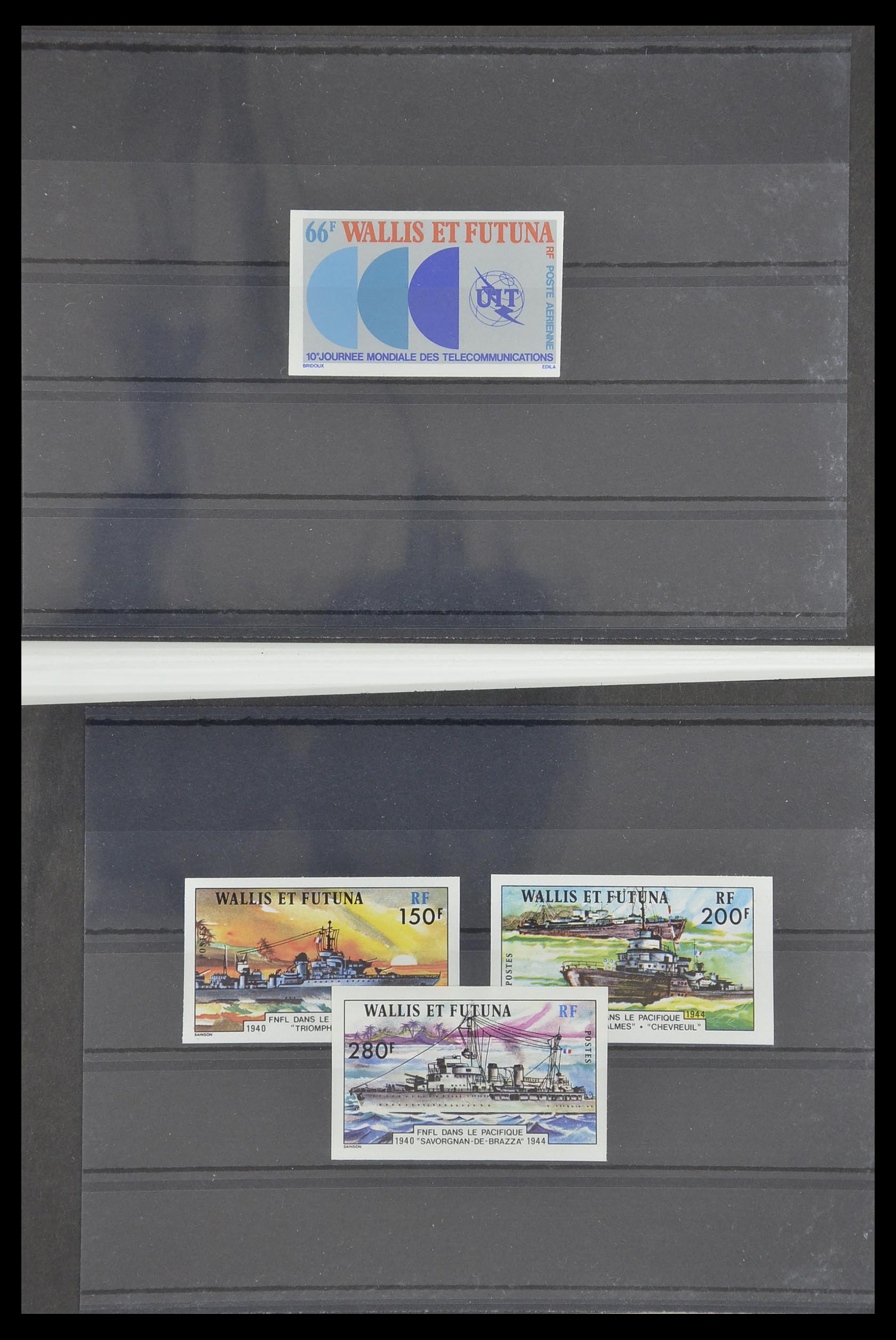 33304 066 - Postzegelverzameling 33304 Nieuw Caledonië ONGETAND 1990-1997.