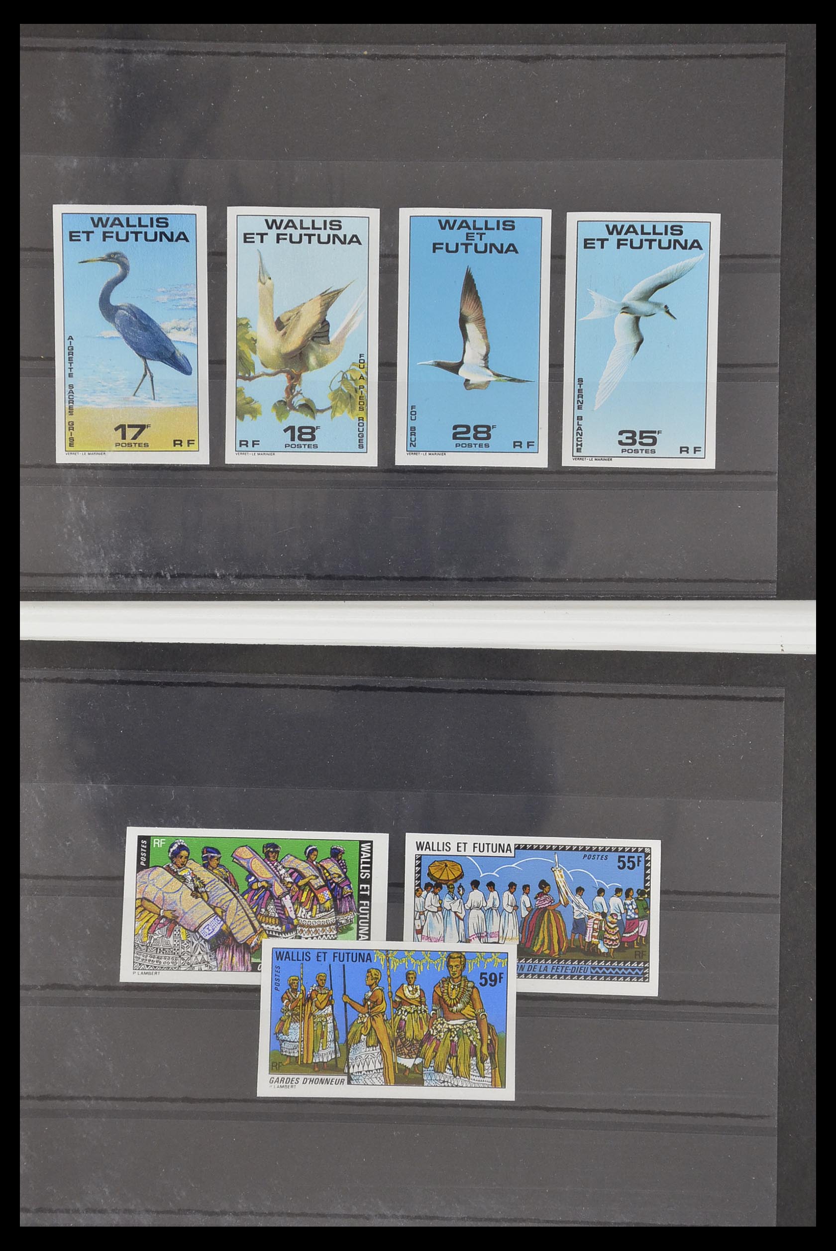 33304 069 - Postzegelverzameling 33304 Nieuw Caledonië ONGETAND 1990-1997.