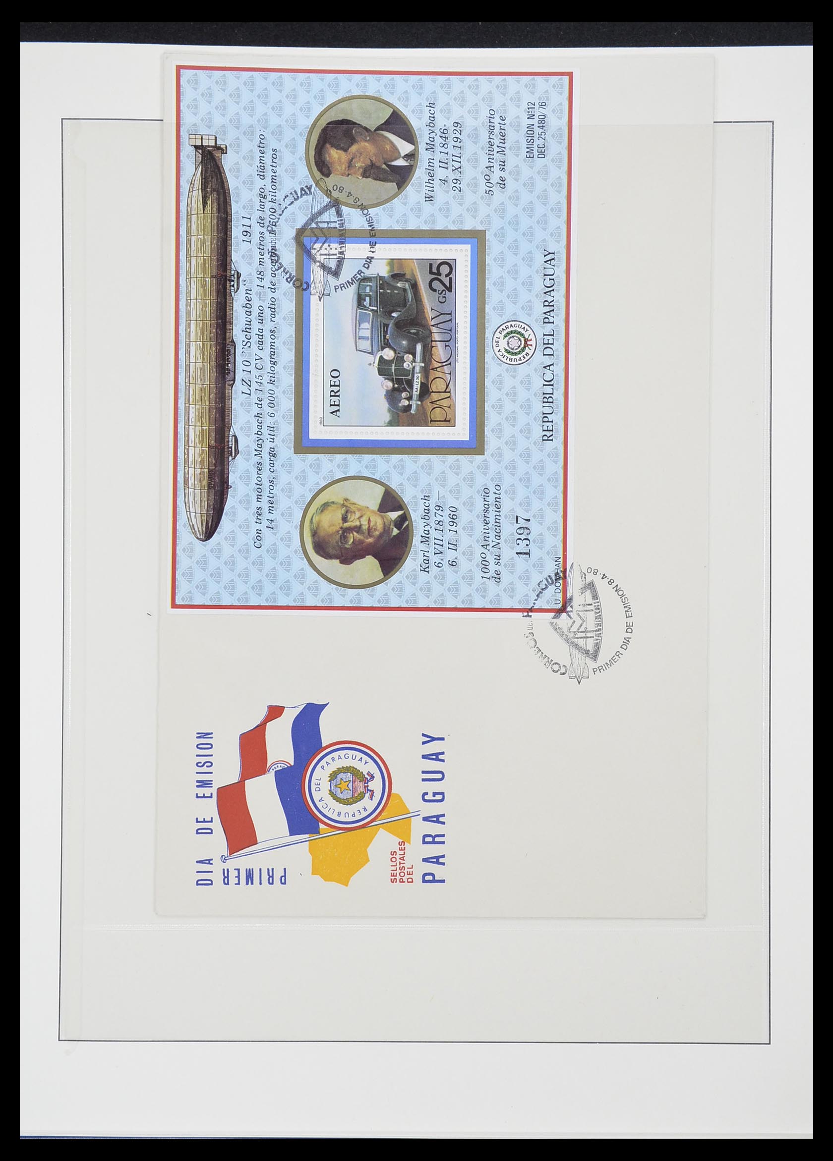 33307 006 - Postzegelverzameling 33307 Motief Zeppelin 1952-2010!