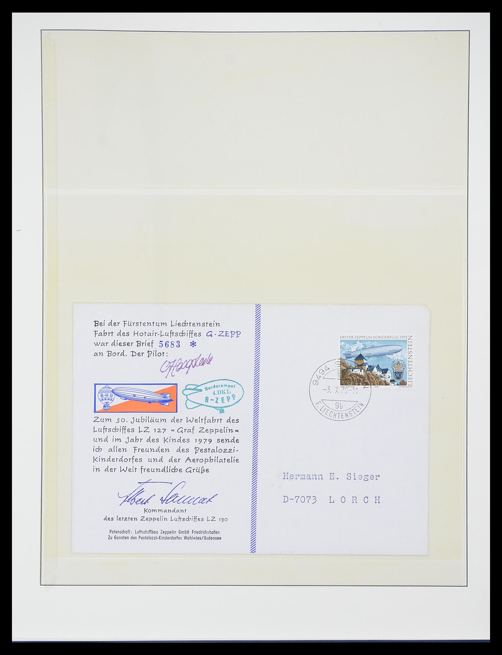 33307 007 - Postzegelverzameling 33307 Motief Zeppelin 1952-2010!