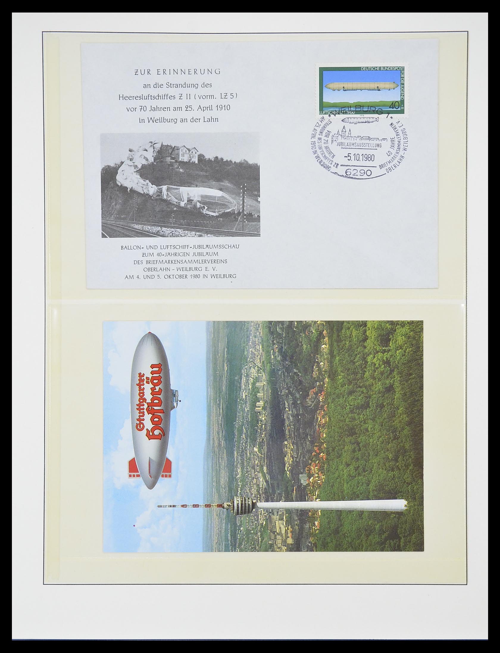 33307 008 - Postzegelverzameling 33307 Motief Zeppelin 1952-2010!