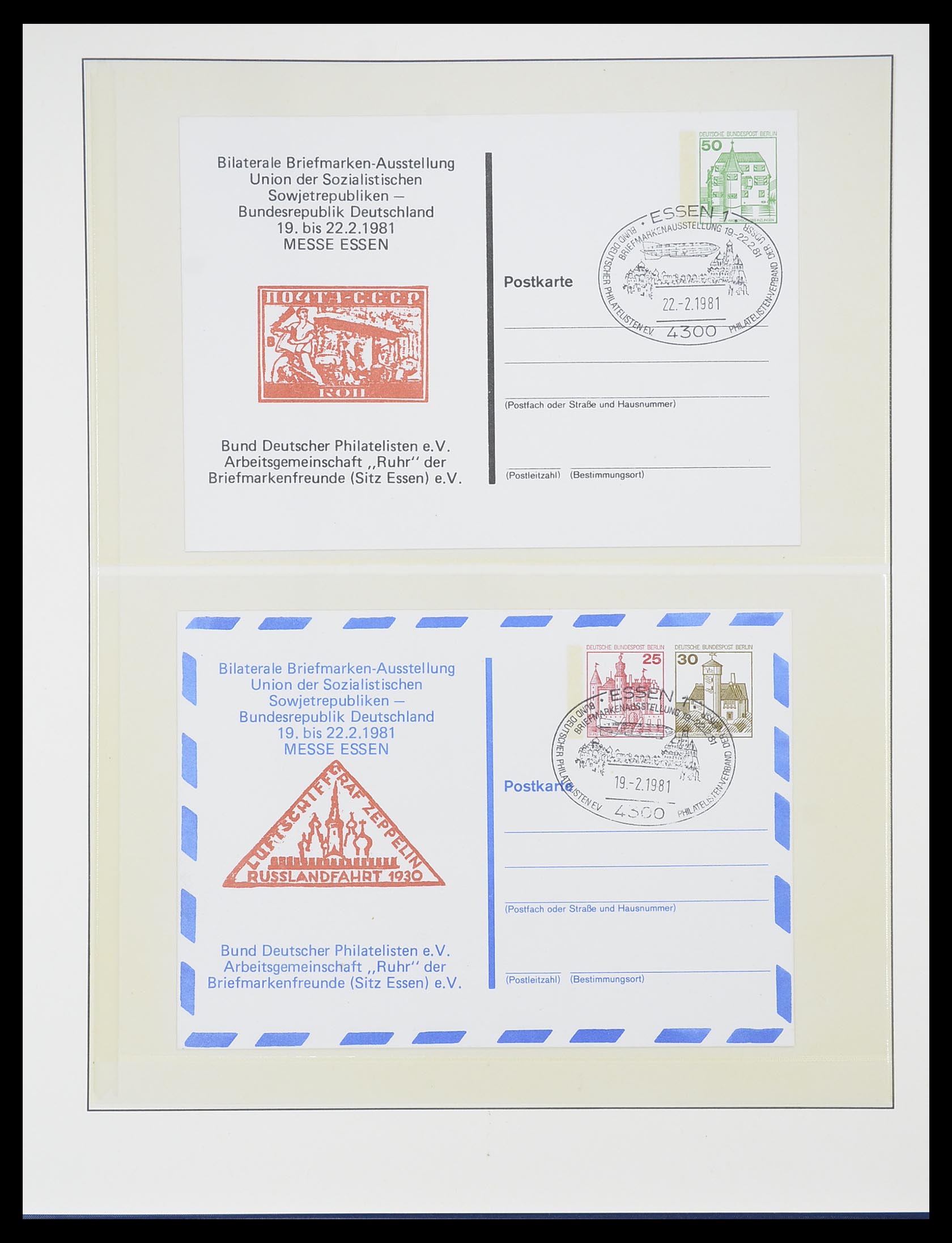33307 009 - Postzegelverzameling 33307 Motief Zeppelin 1952-2010!