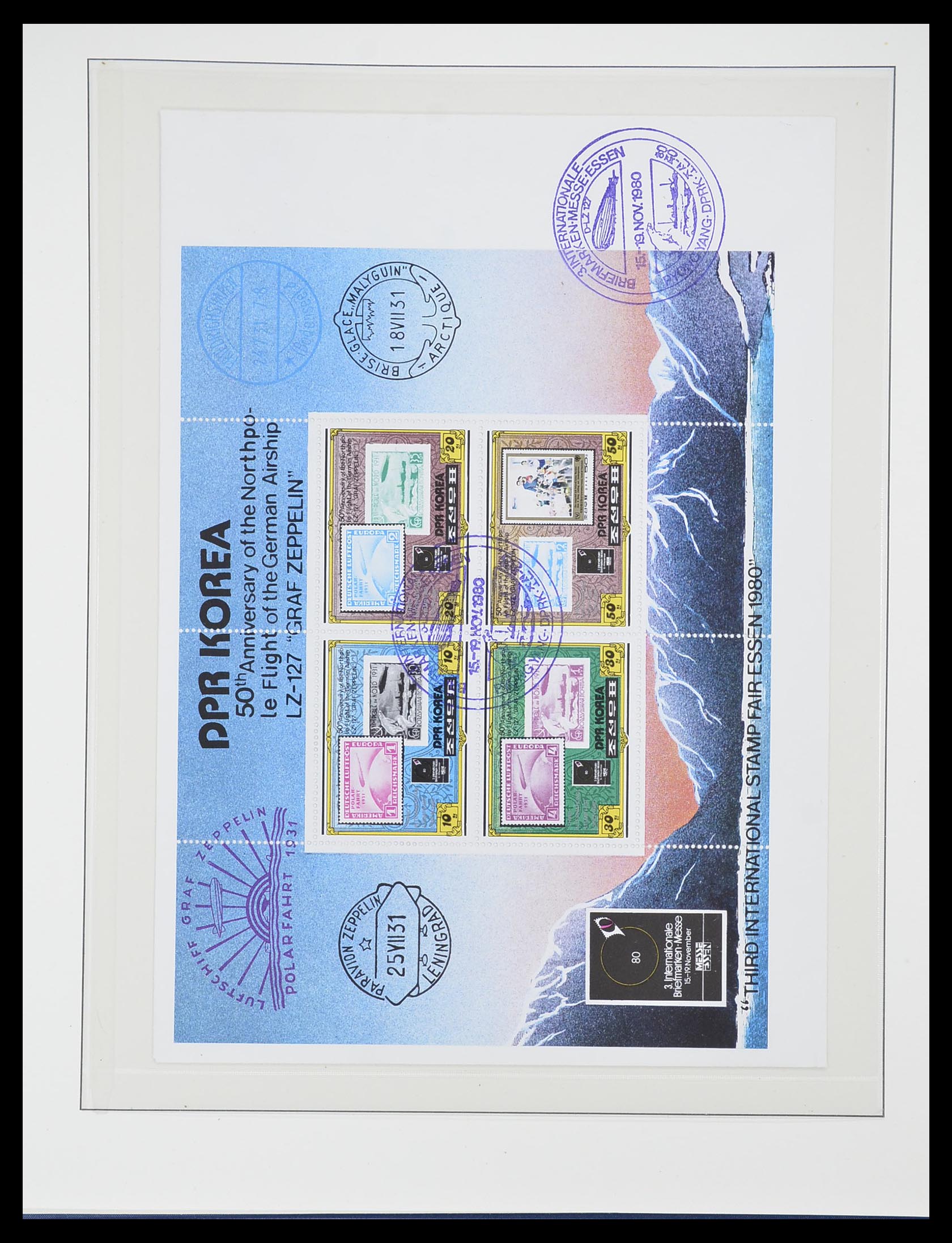 33307 012 - Stamp collection 33307 Thematic Zeppelin 1952-2010!