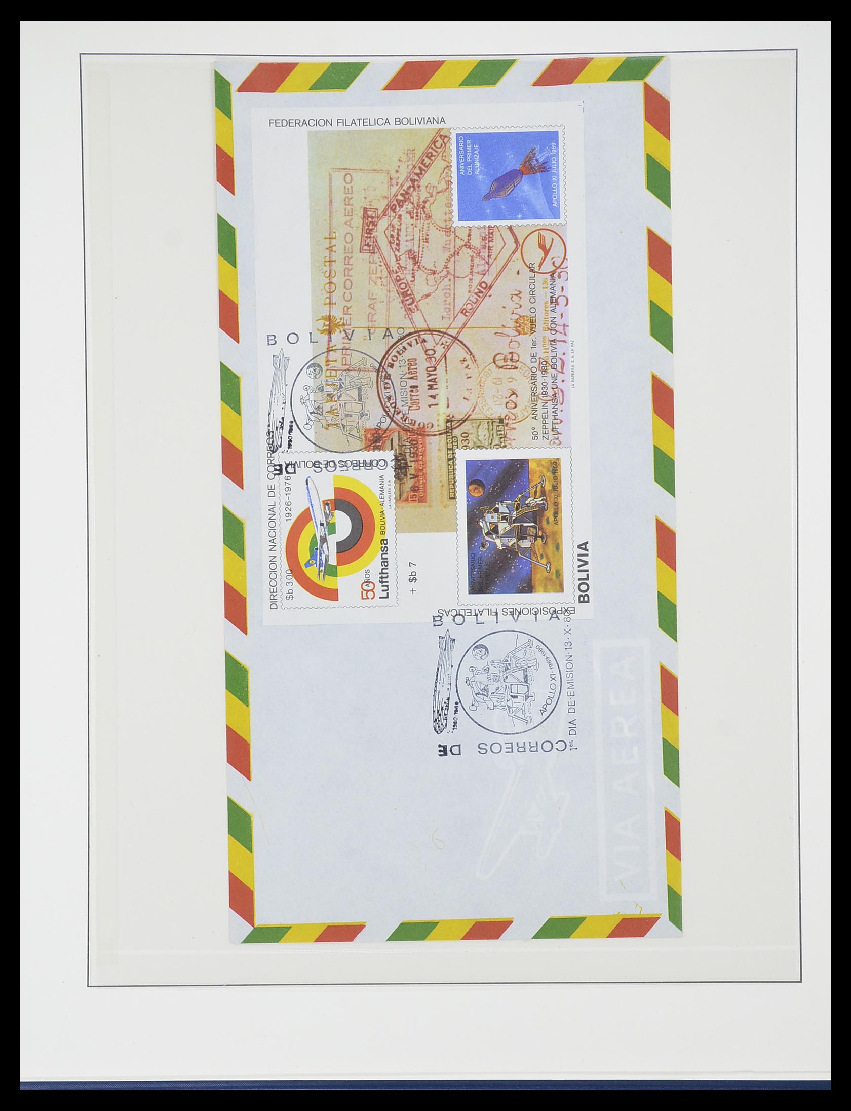 33307 016 - Postzegelverzameling 33307 Motief Zeppelin 1952-2010!