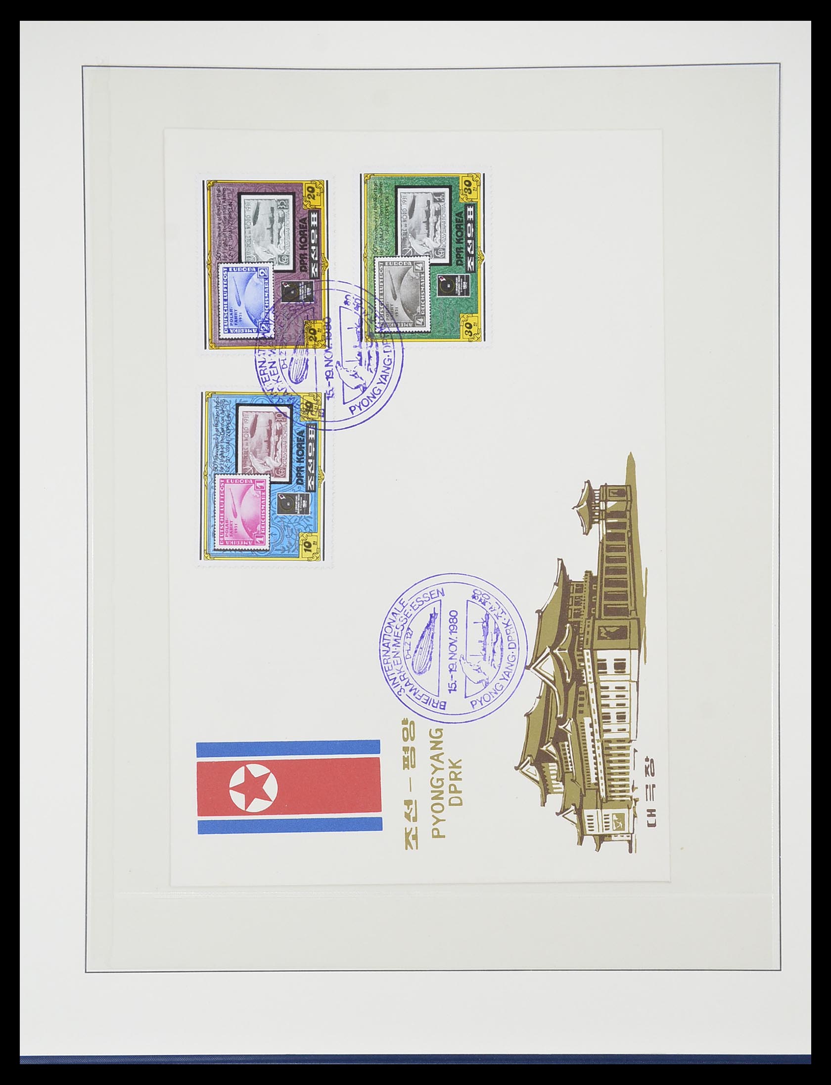 33307 017 - Postzegelverzameling 33307 Motief Zeppelin 1952-2010!