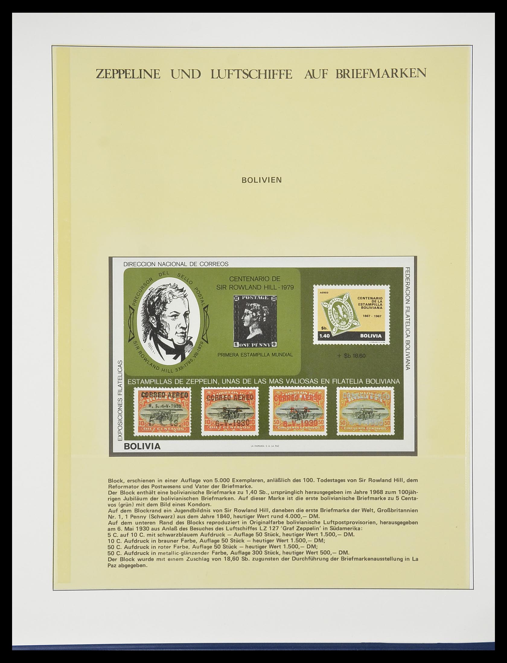 33307 028 - Postzegelverzameling 33307 Motief Zeppelin 1952-2010!