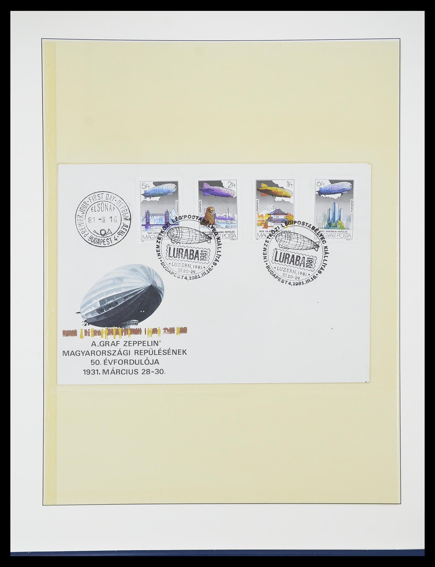 33307 031 - Postzegelverzameling 33307 Motief Zeppelin 1952-2010!