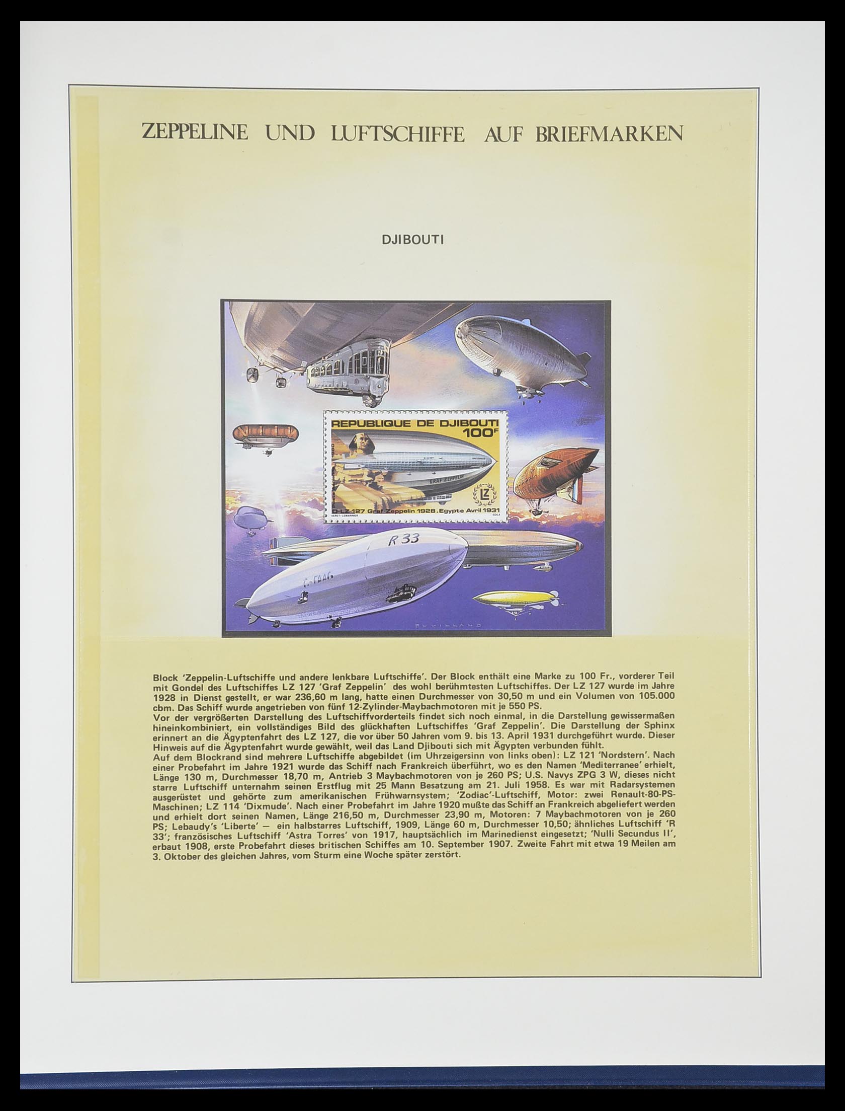 33307 046 - Postzegelverzameling 33307 Motief Zeppelin 1952-2010!