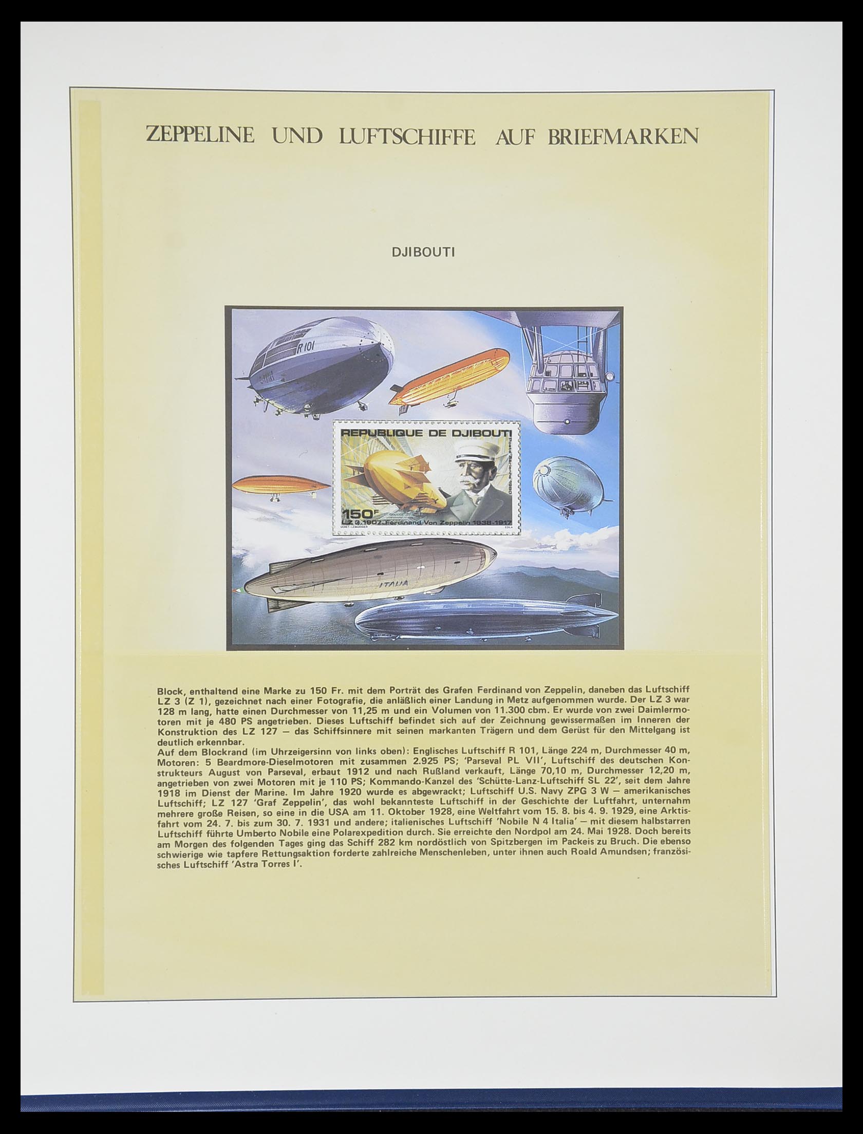 33307 047 - Stamp collection 33307 Thematic Zeppelin 1952-2010!