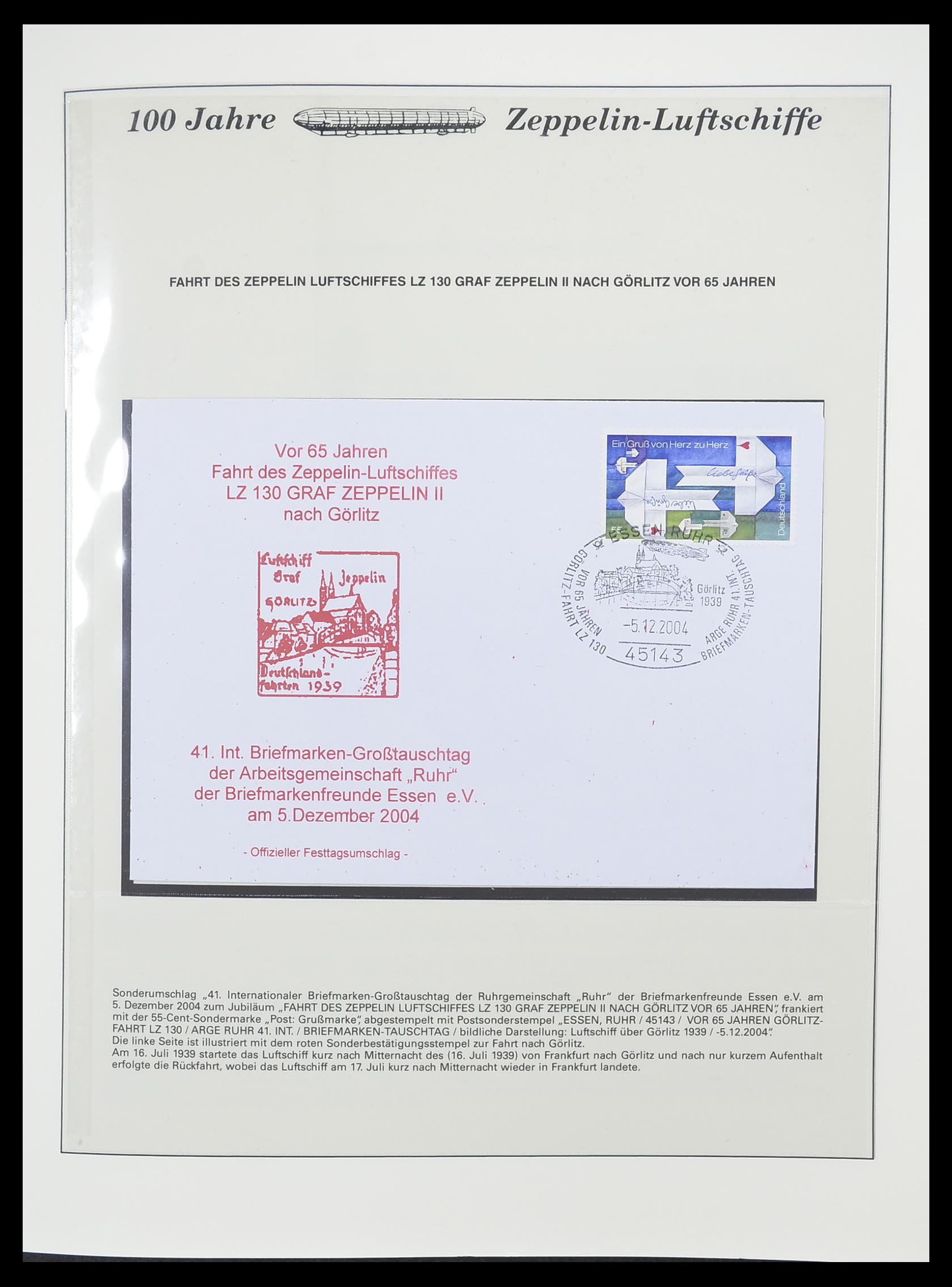 33307 065 - Postzegelverzameling 33307 Motief Zeppelin 1952-2010!