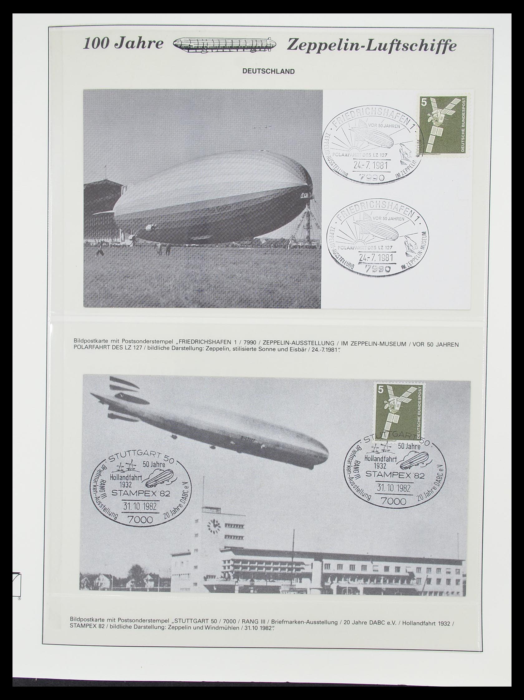 33307 083 - Postzegelverzameling 33307 Motief Zeppelin 1952-2010!