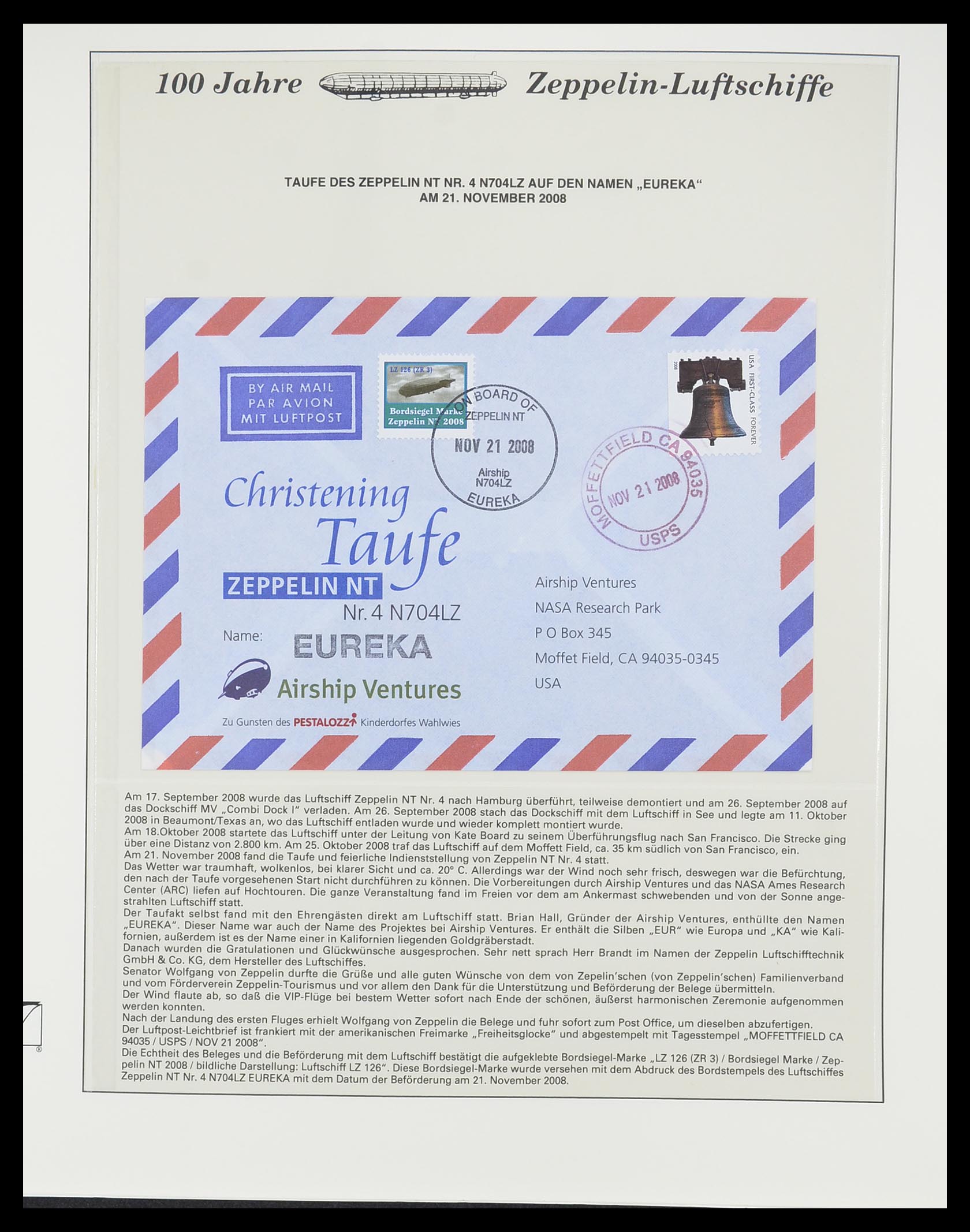 33307 100 - Postzegelverzameling 33307 Motief Zeppelin 1952-2010!
