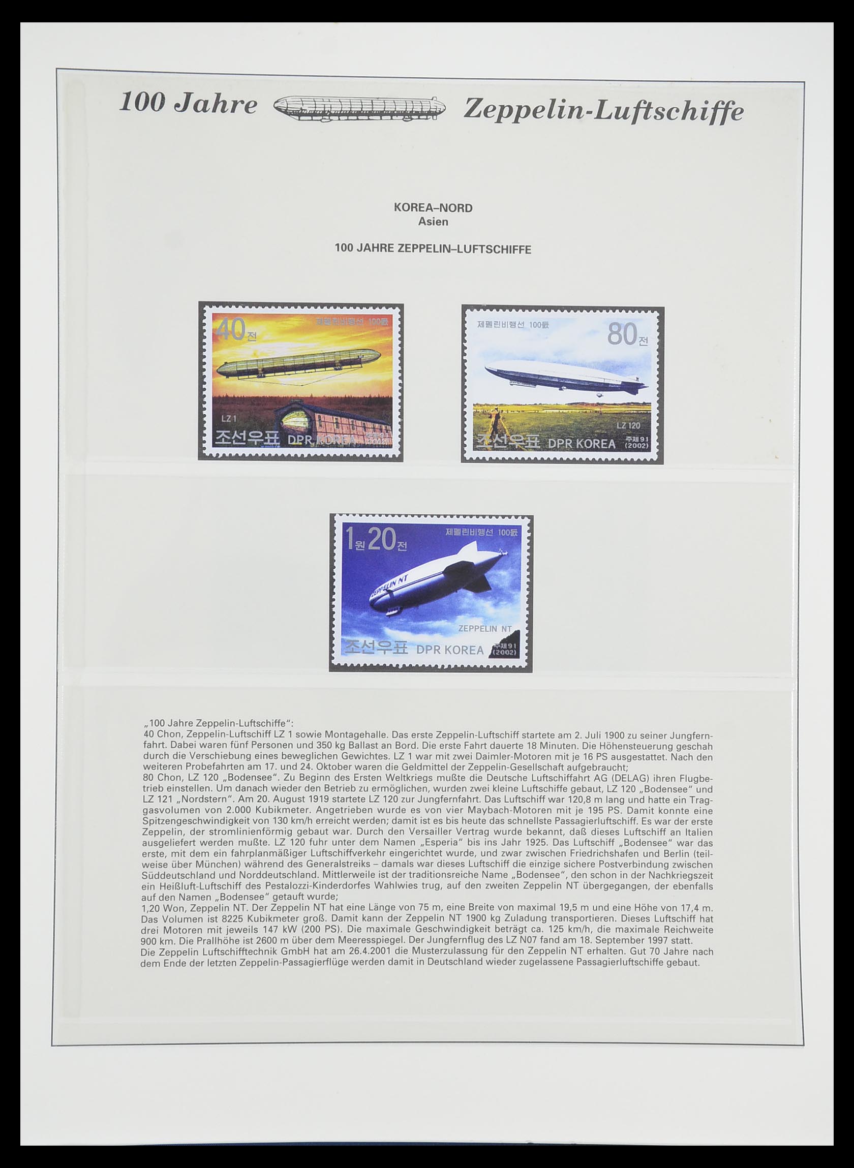 33307 843 - Postzegelverzameling 33307 Motief Zeppelin 1952-2010!